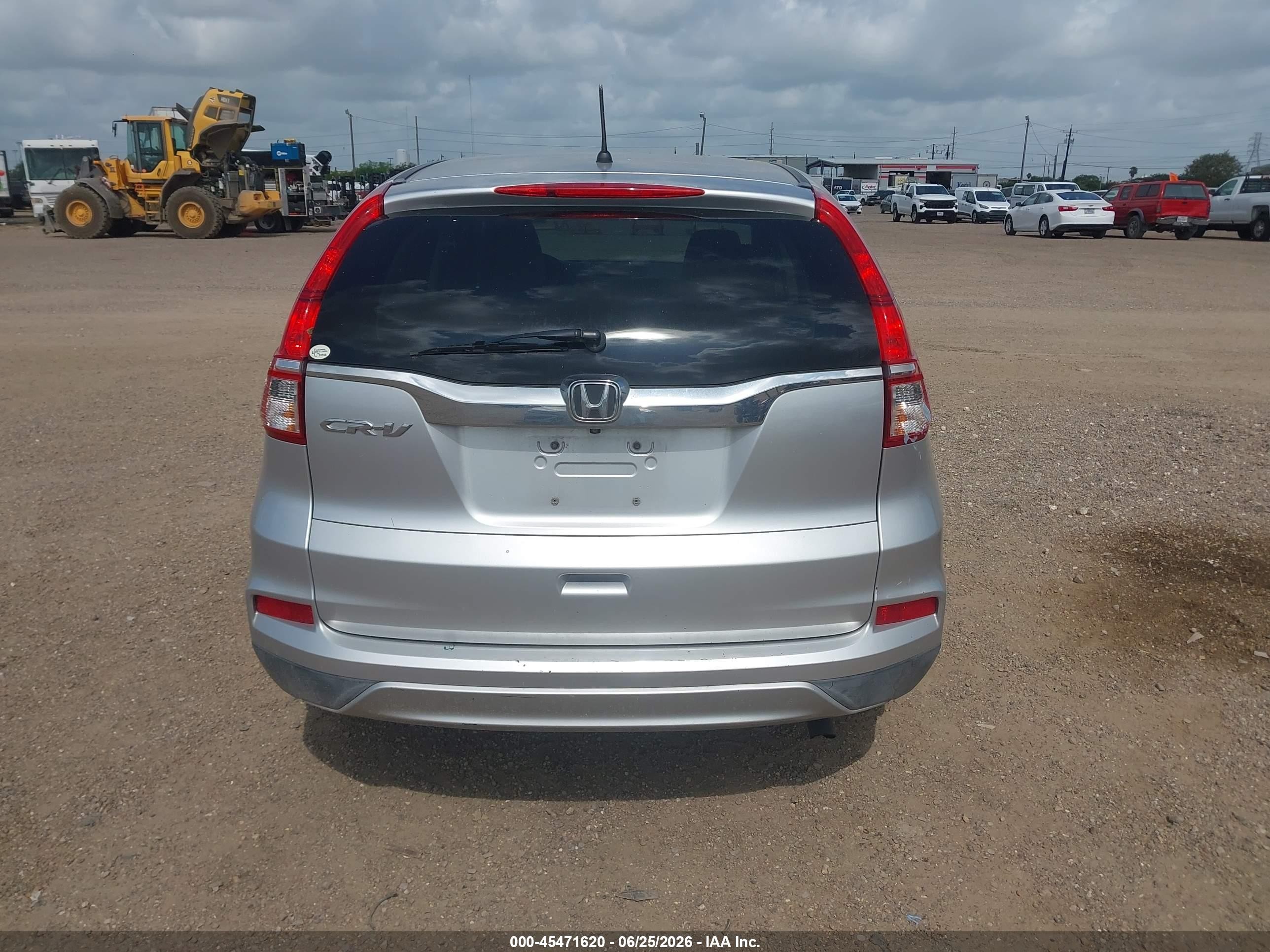 2015 Honda Cr-v Ex Серый vin: 2HKRM3H58FH517622