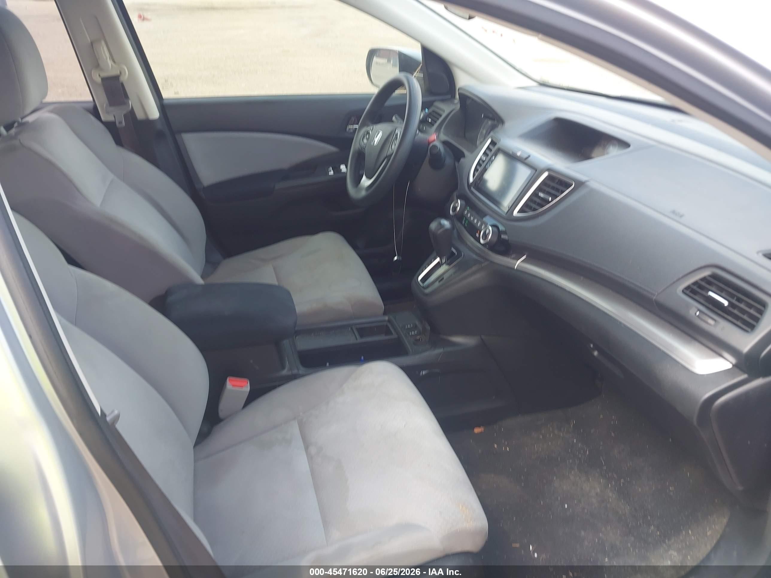 2015 Honda Cr-v Ex Серый vin: 2HKRM3H58FH517622