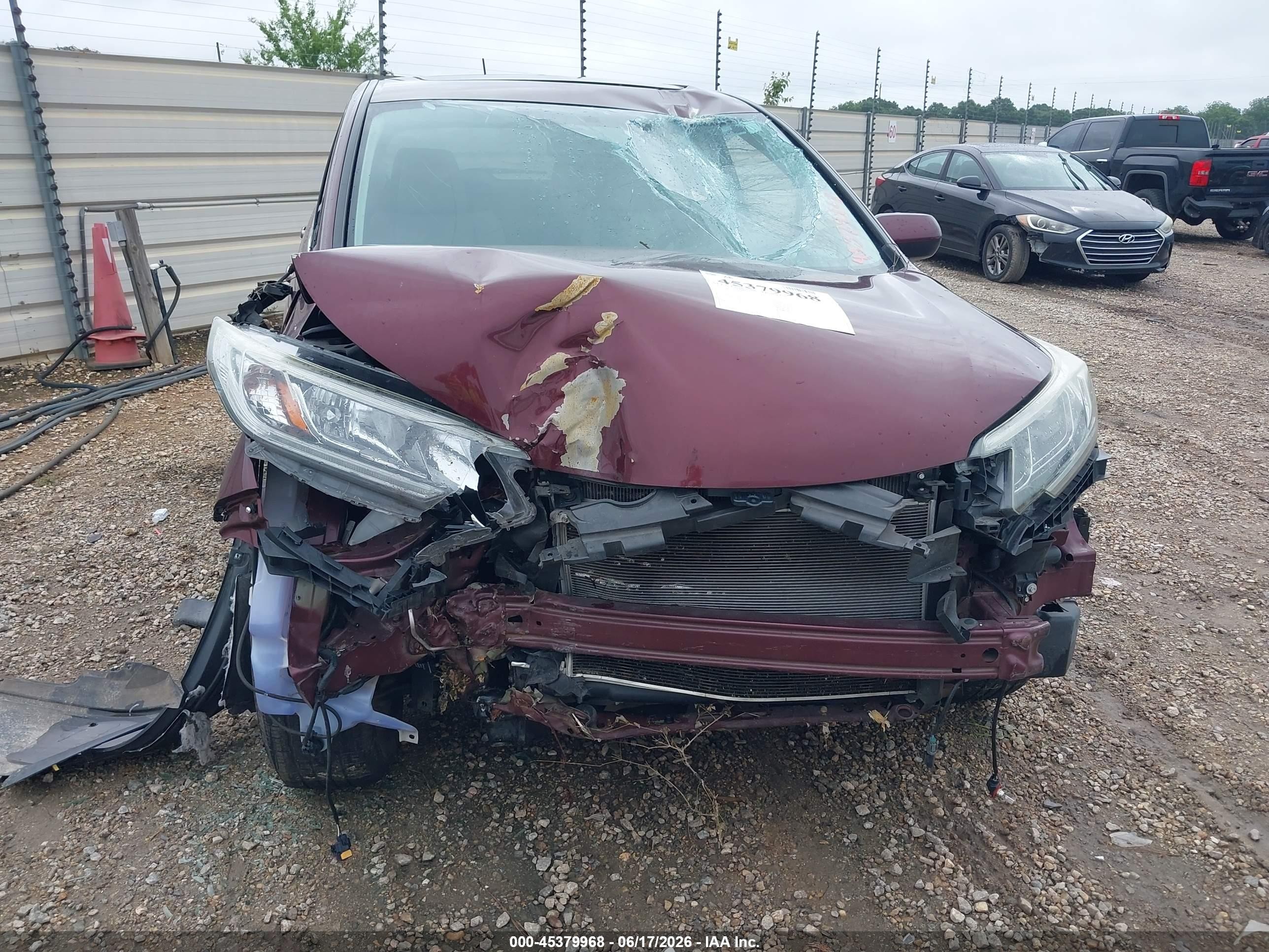 2015 Honda Cr-v Ex Burgundy vin: 2HKRM3H58FH536560