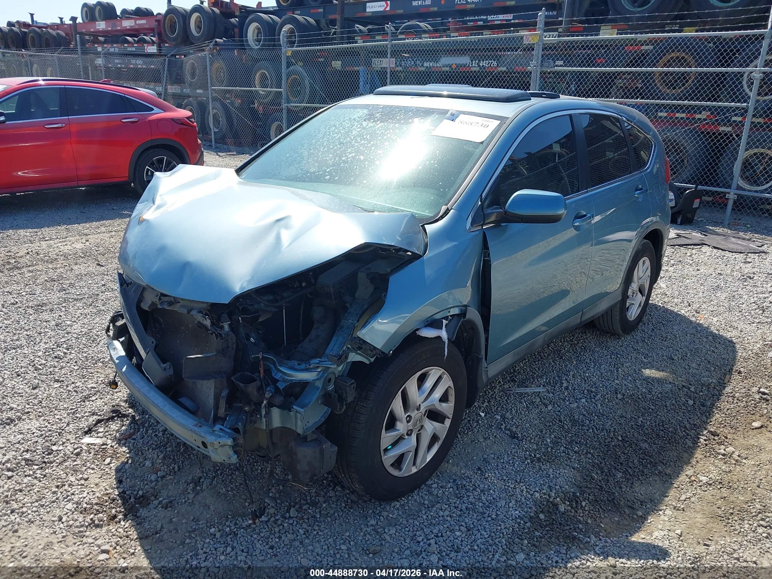 2016 Honda Cr-v Ex Light Blue vin: 2HKRM3H58GH545325