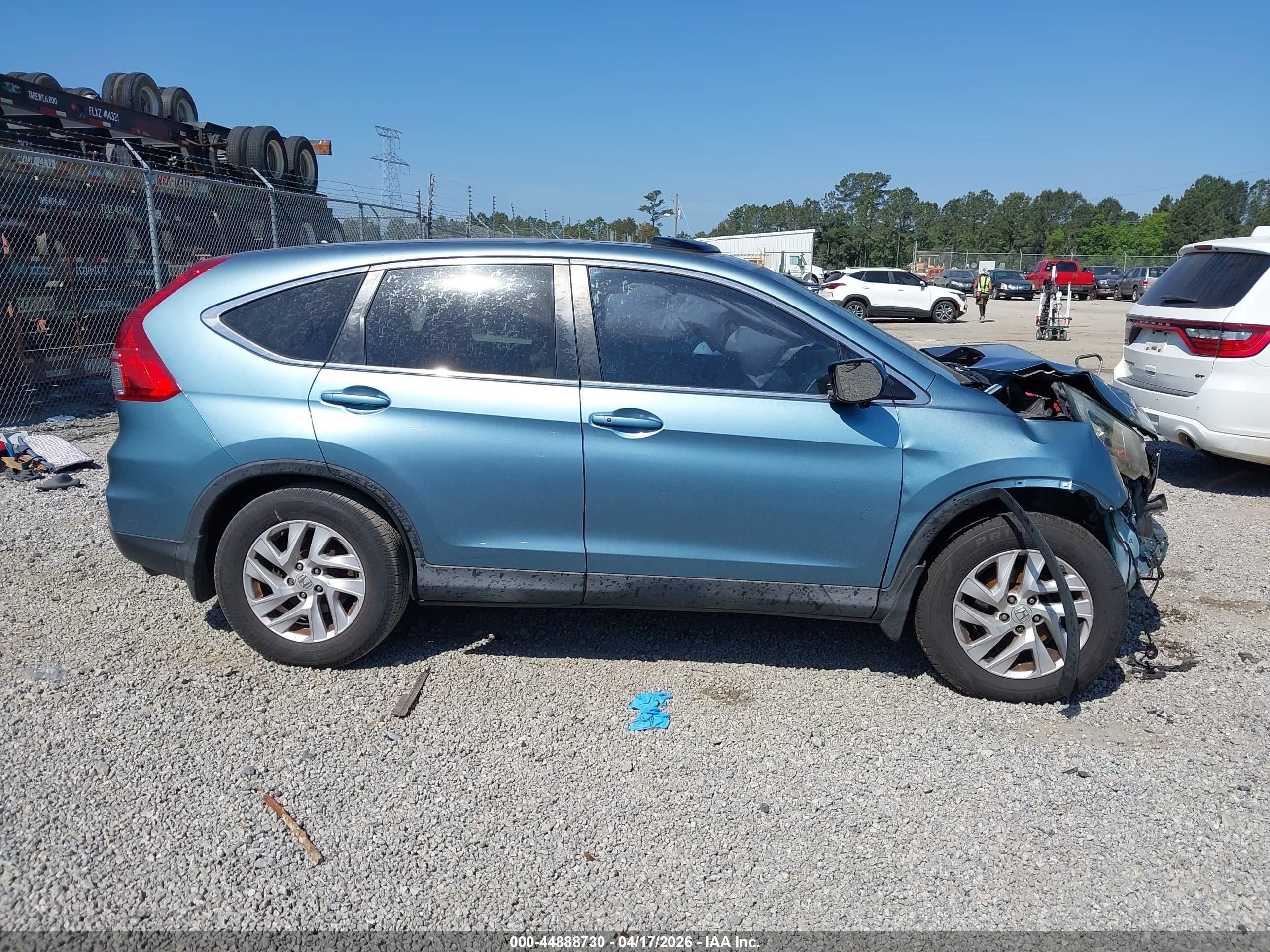 2016 Honda Cr-v Ex Light Blue vin: 2HKRM3H58GH545325