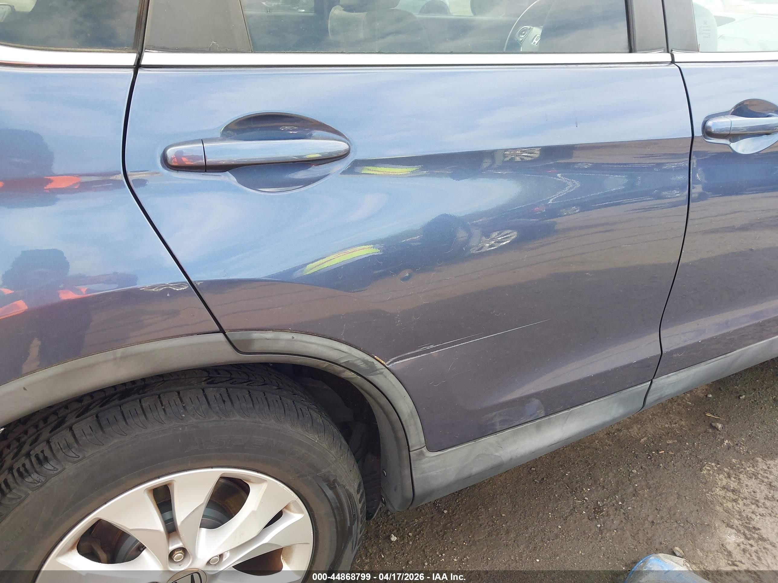 2013 Honda Cr-v Ex Blue vin: 2HKRM3H59DH520445