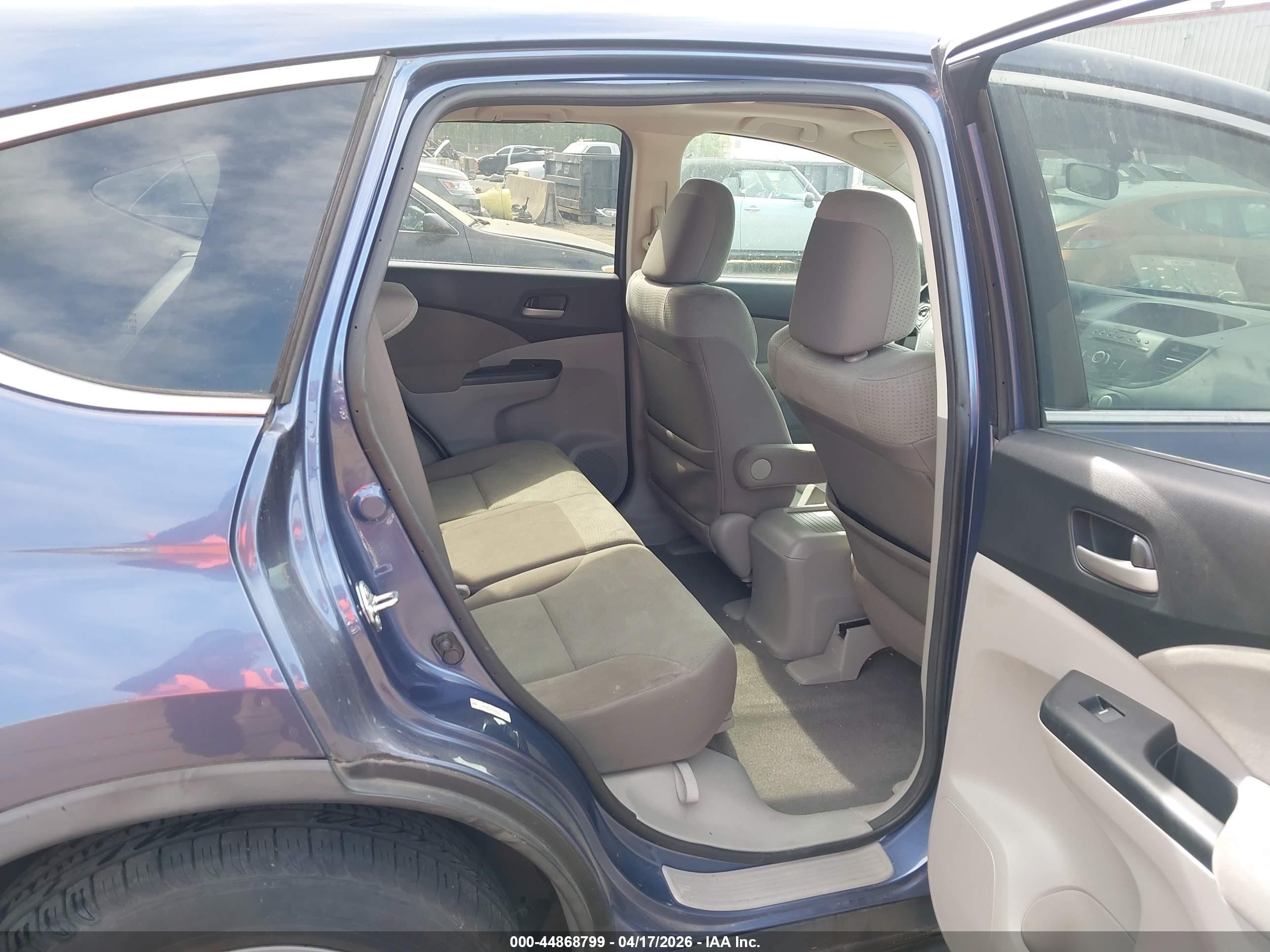 2013 Honda Cr-v Ex Blue vin: 2HKRM3H59DH520445