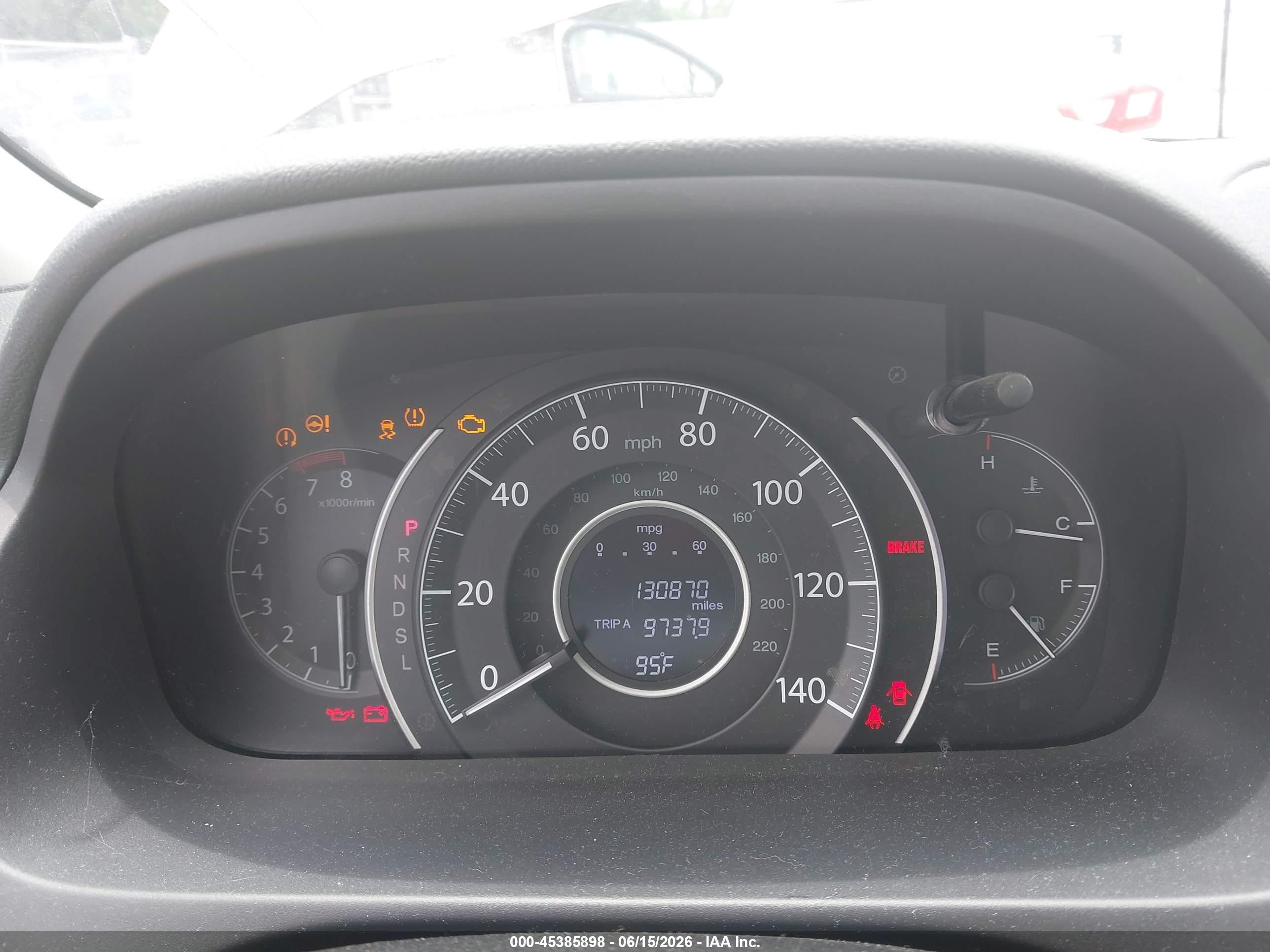 2015 Honda Cr-v Ex Темно-бордовый vin: 2HKRM3H59FH514695