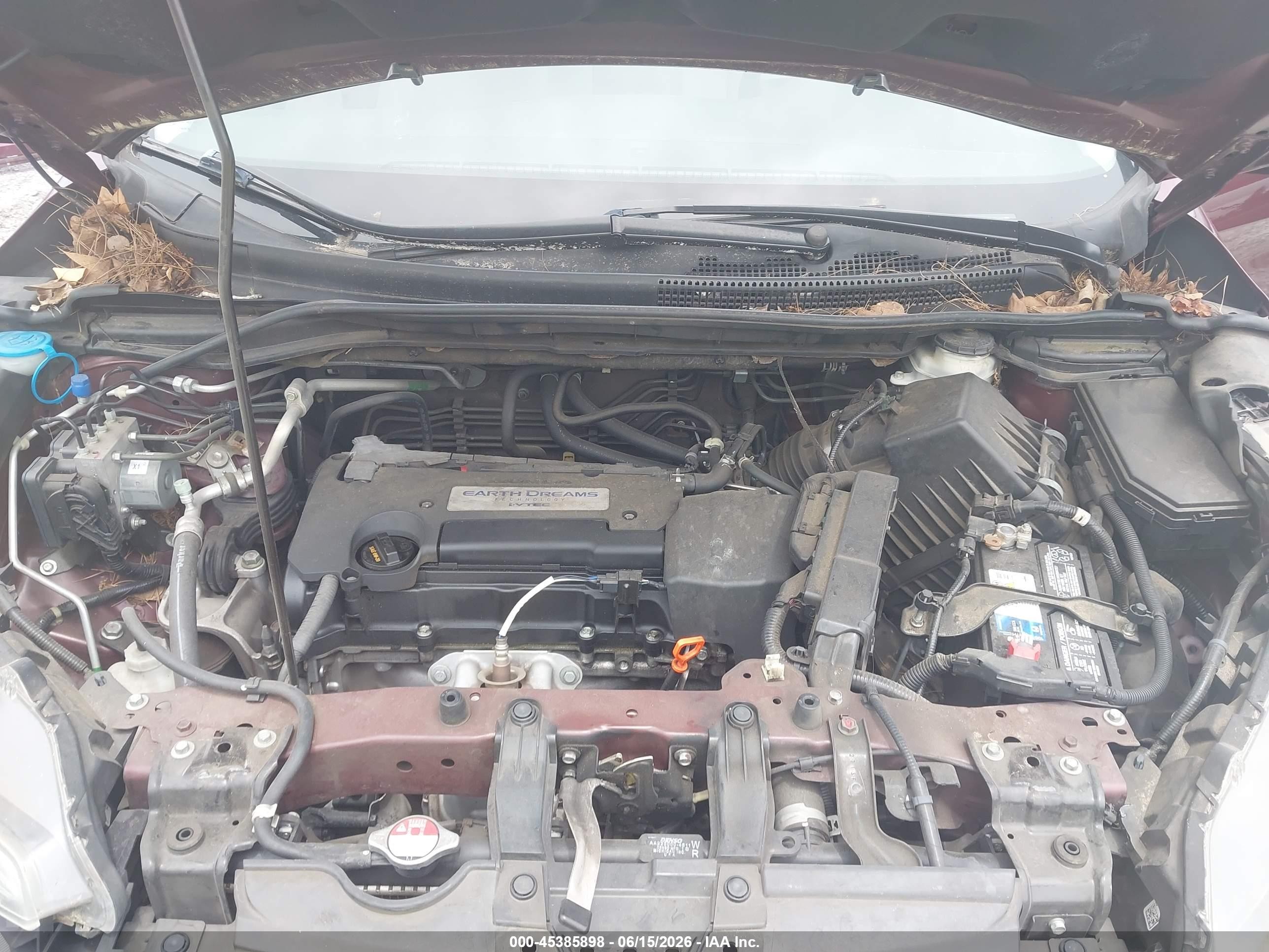 2015 Honda Cr-v Ex Темно-бордовый vin: 2HKRM3H59FH514695