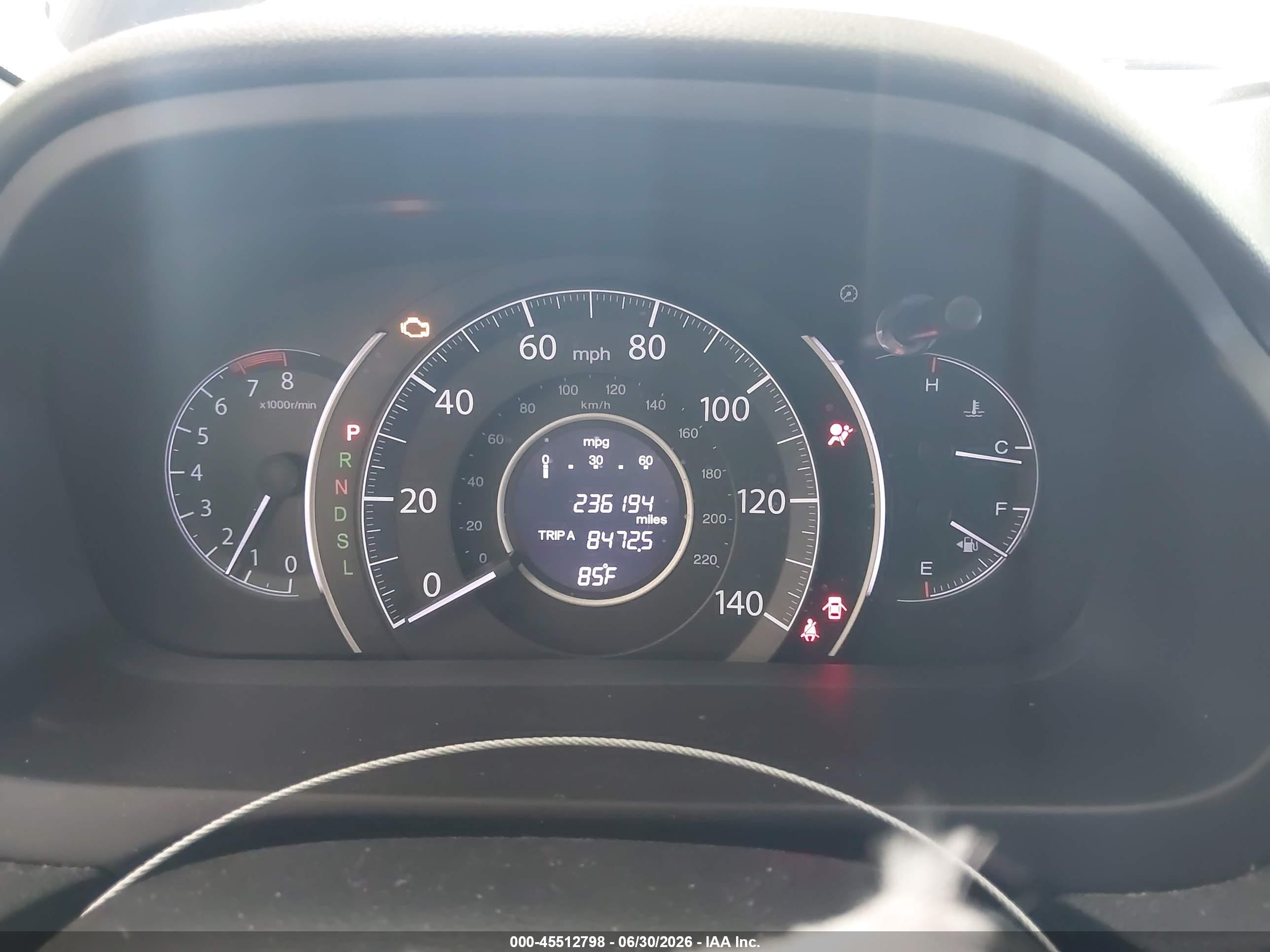 2015 Honda Cr-v Ex Blue vin: 2HKRM3H59FH520853