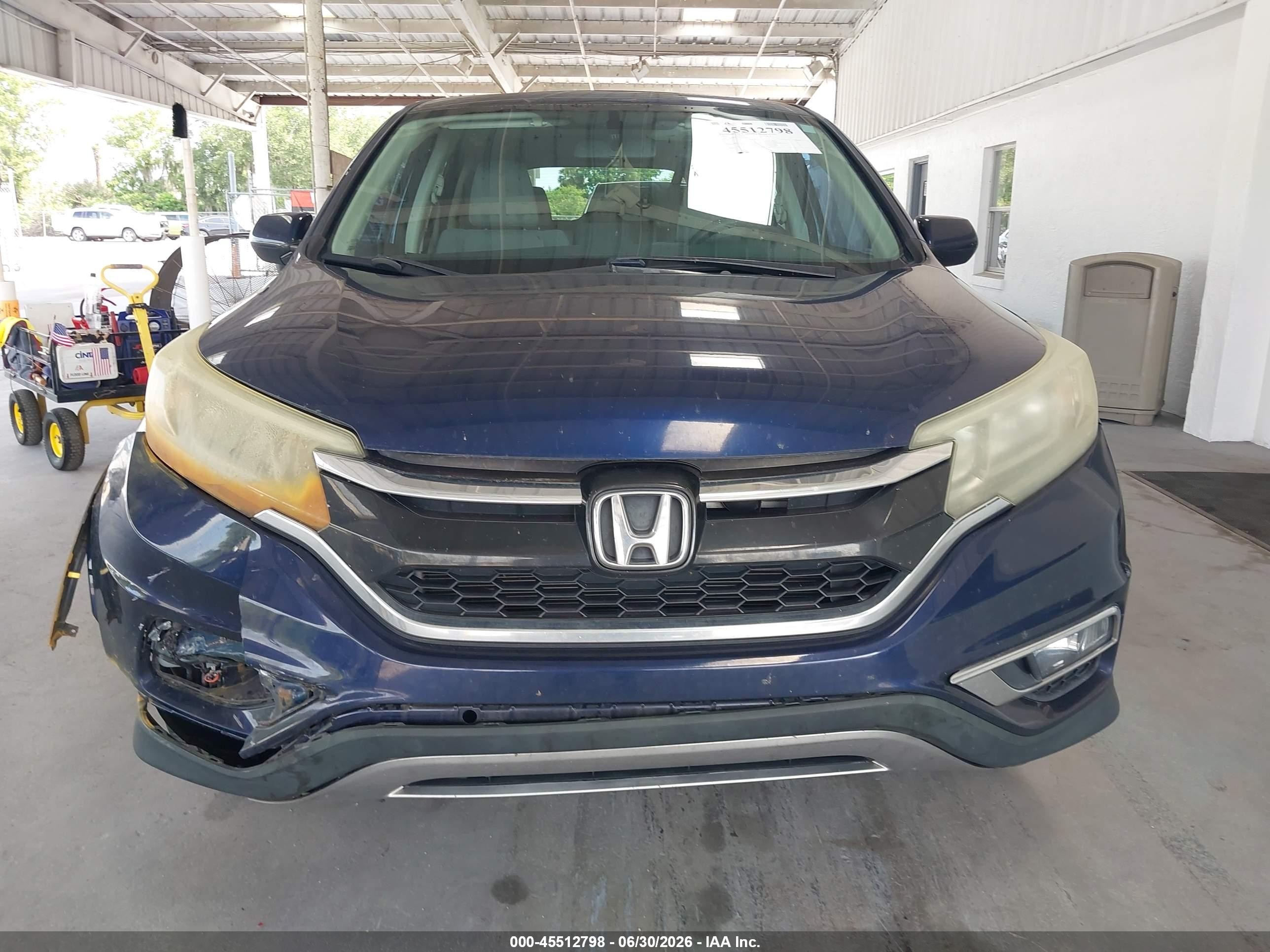 2015 Honda Cr-v Ex Blue vin: 2HKRM3H59FH520853