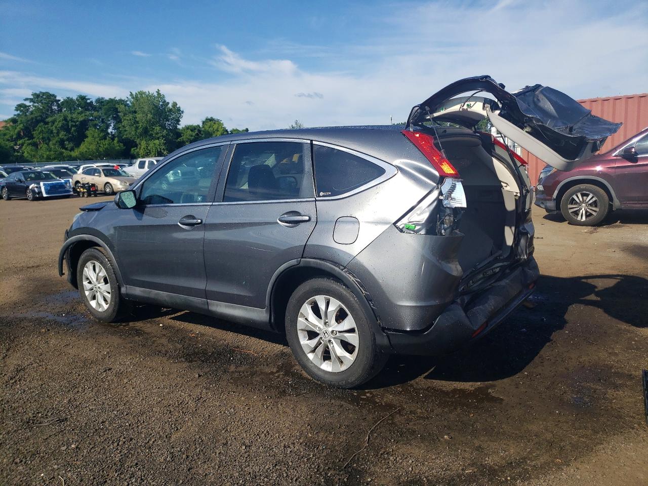 2012 Honda Cr-v Ex Gray vin: 2HKRM3H5XCH505578