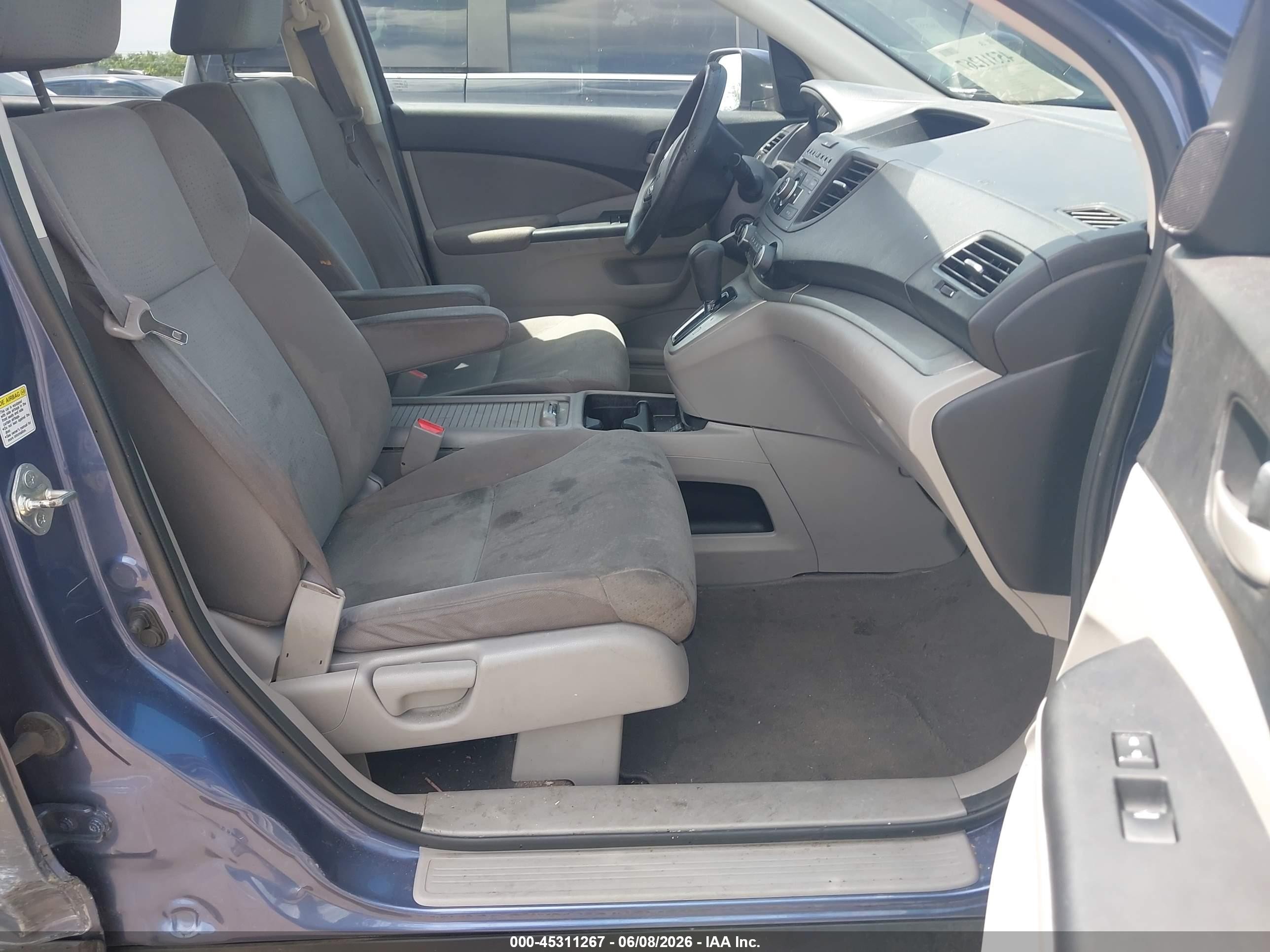2013 Honda Cr-v Ex Blue vin: 2HKRM3H5XDH510121