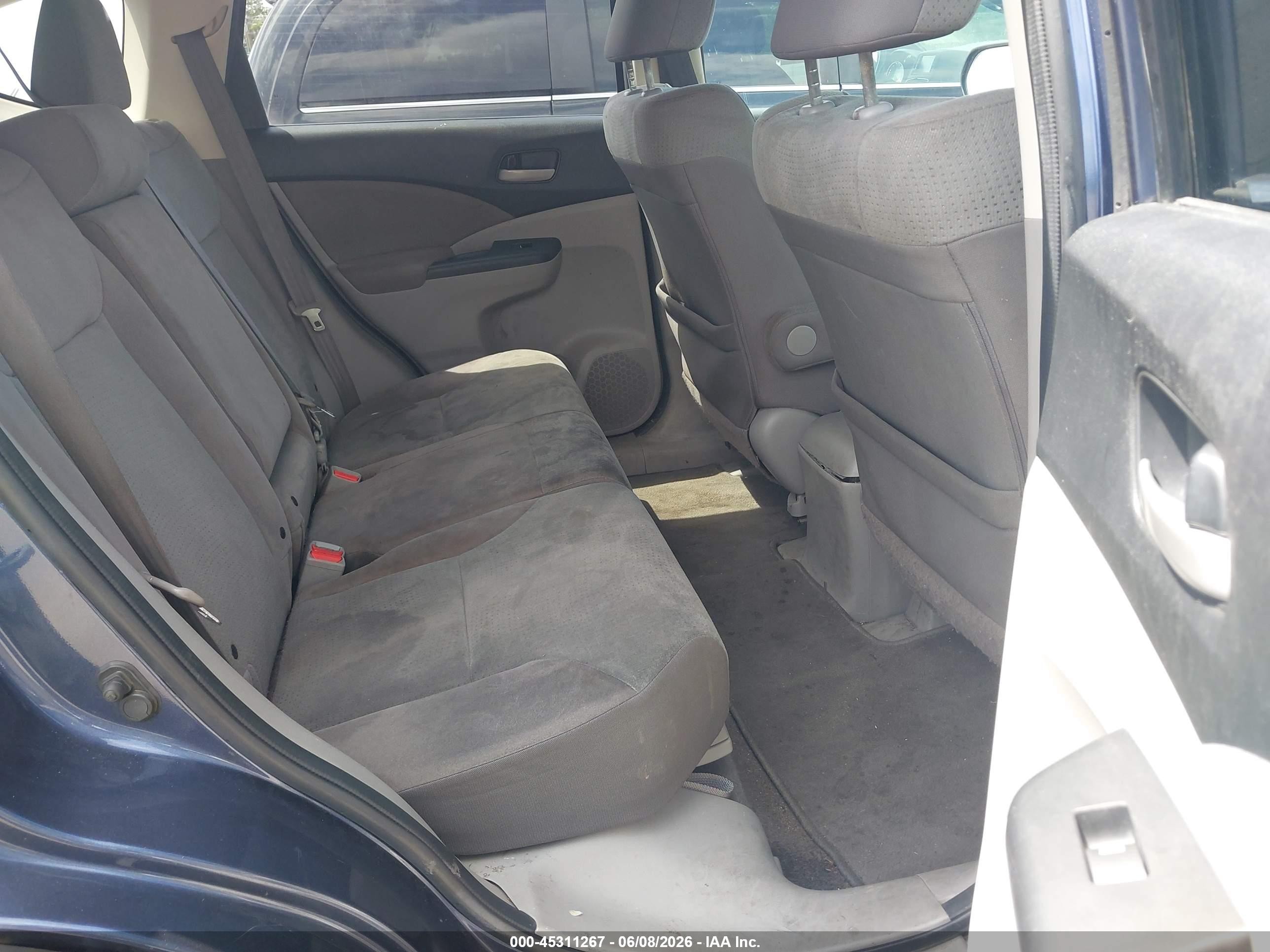 2013 Honda Cr-v Ex Blue vin: 2HKRM3H5XDH510121