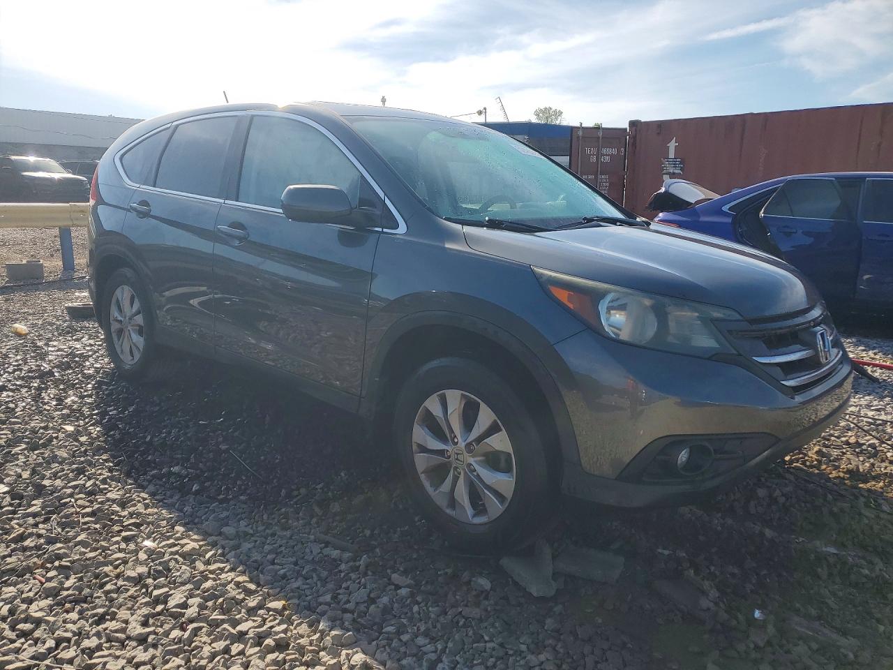2013 Honda Cr-v Ex Gray vin: 2HKRM3H5XDH510345