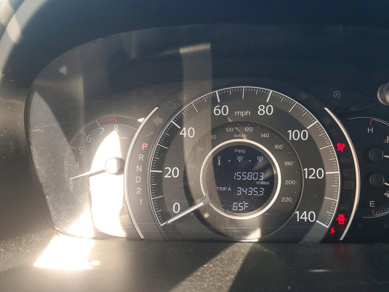 2013 Honda Cr-v Ex Gray vin: 2HKRM3H5XDH510345