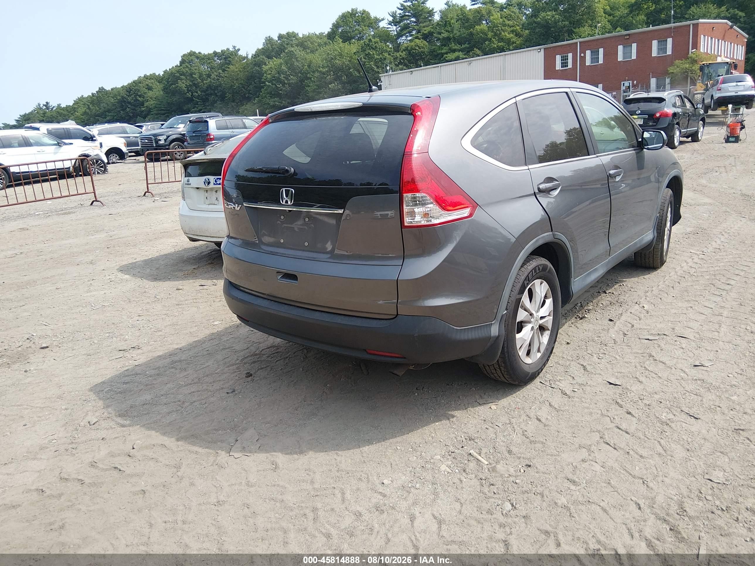 2014 Honda Cr-v Ex Gray vin: 2HKRM3H5XEH513733