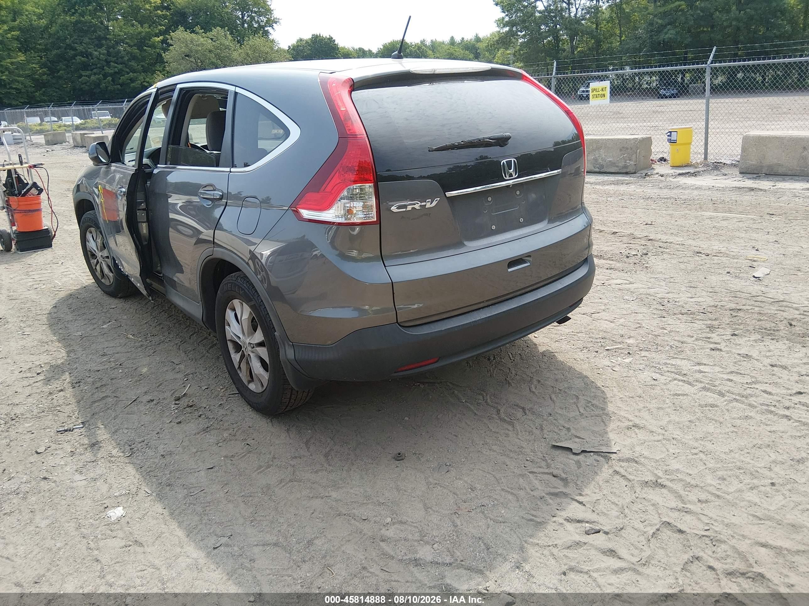 2014 Honda Cr-v Ex Gray vin: 2HKRM3H5XEH513733