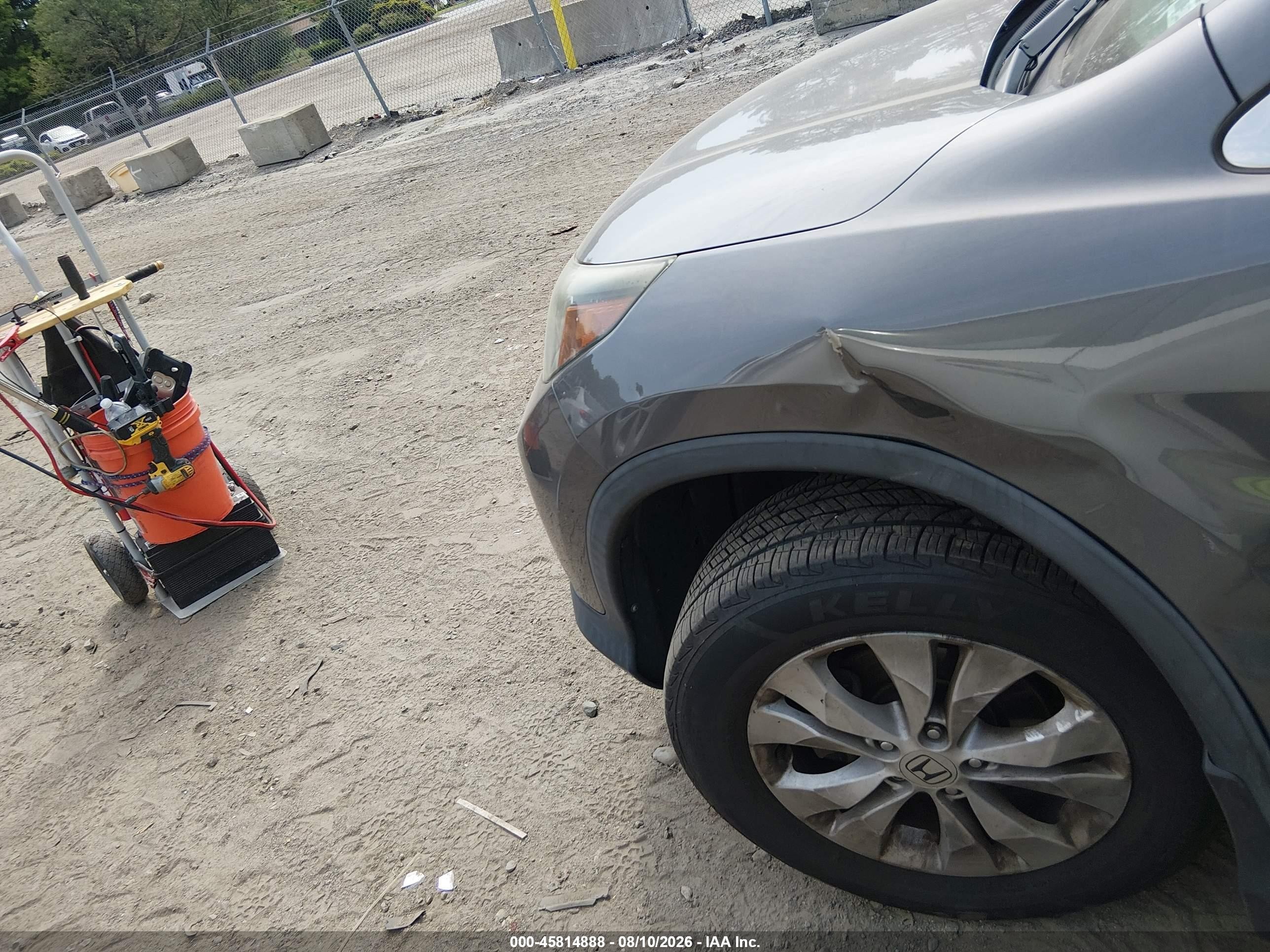 2014 Honda Cr-v Ex Gray vin: 2HKRM3H5XEH513733