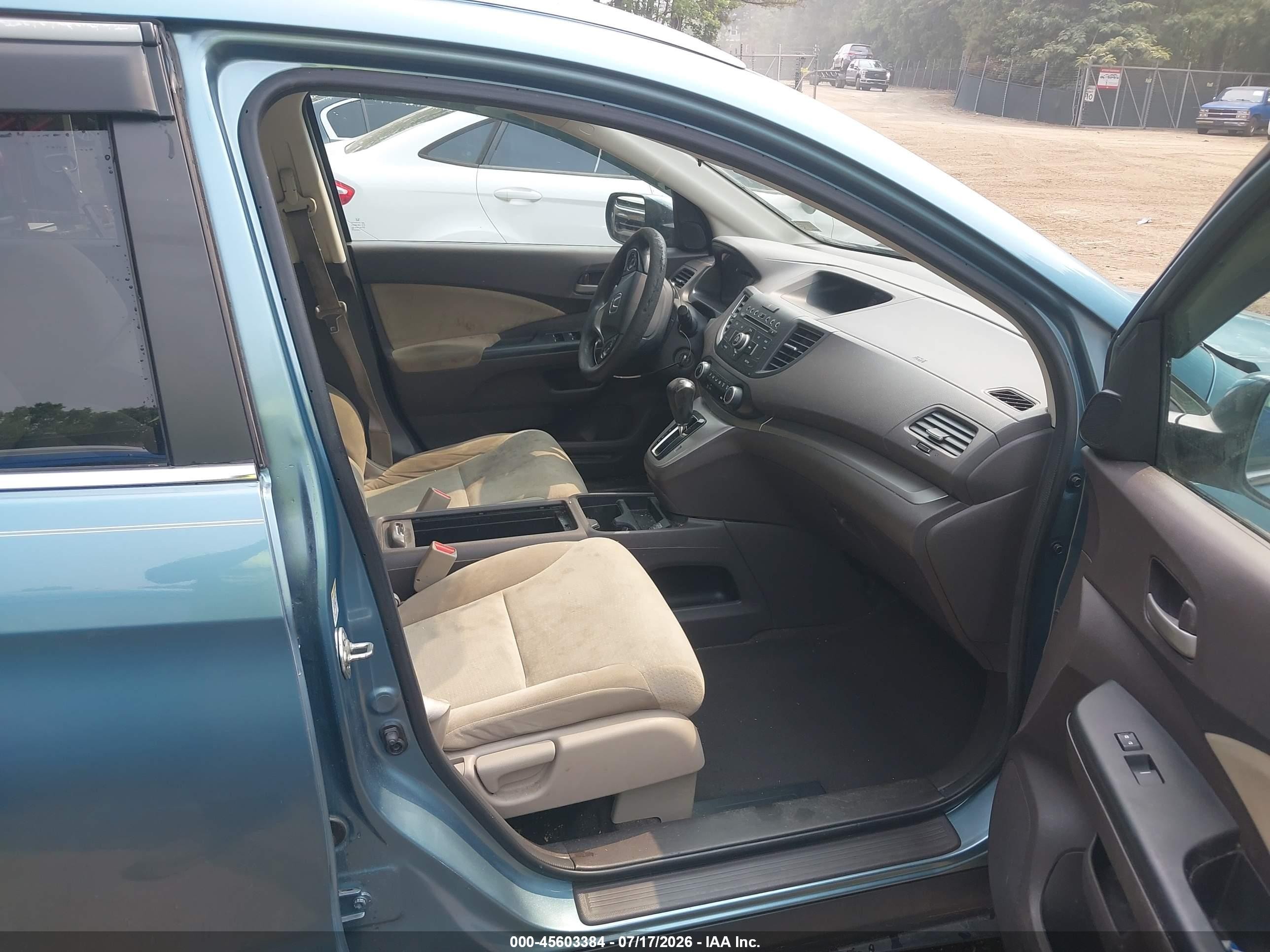 2014 Honda Cr-v Ex Blue vin: 2HKRM3H5XEH517068