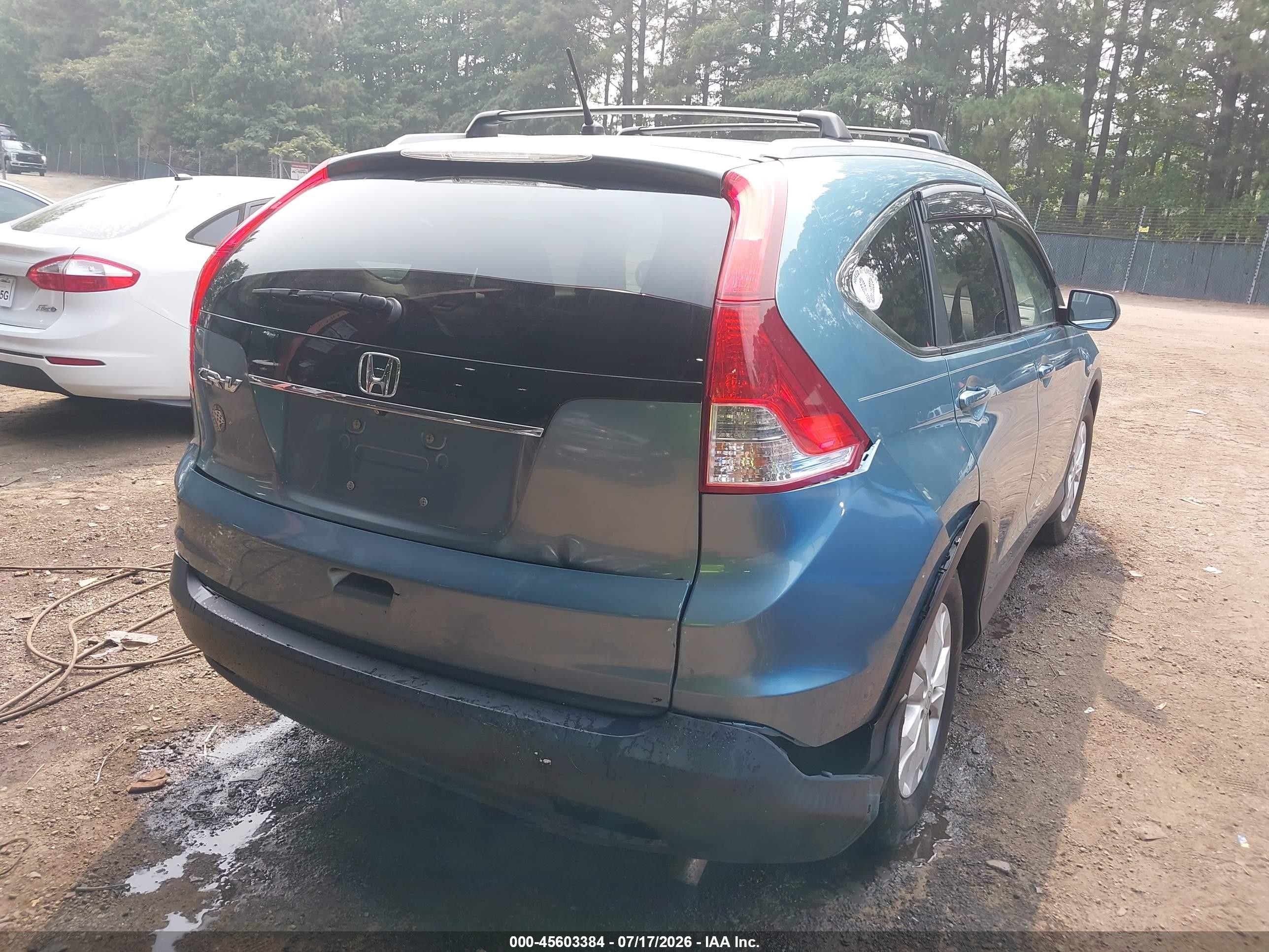 2014 Honda Cr-v Ex Blue vin: 2HKRM3H5XEH517068