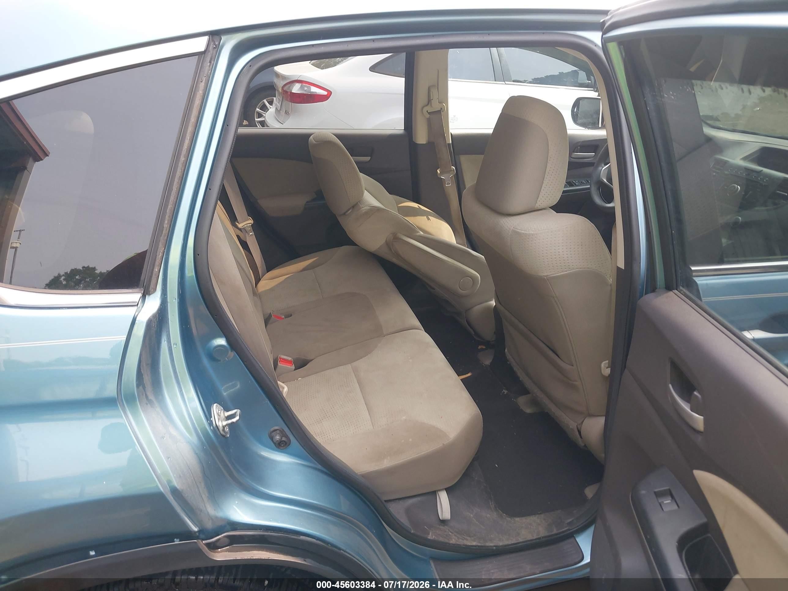 2014 Honda Cr-v Ex Blue vin: 2HKRM3H5XEH517068
