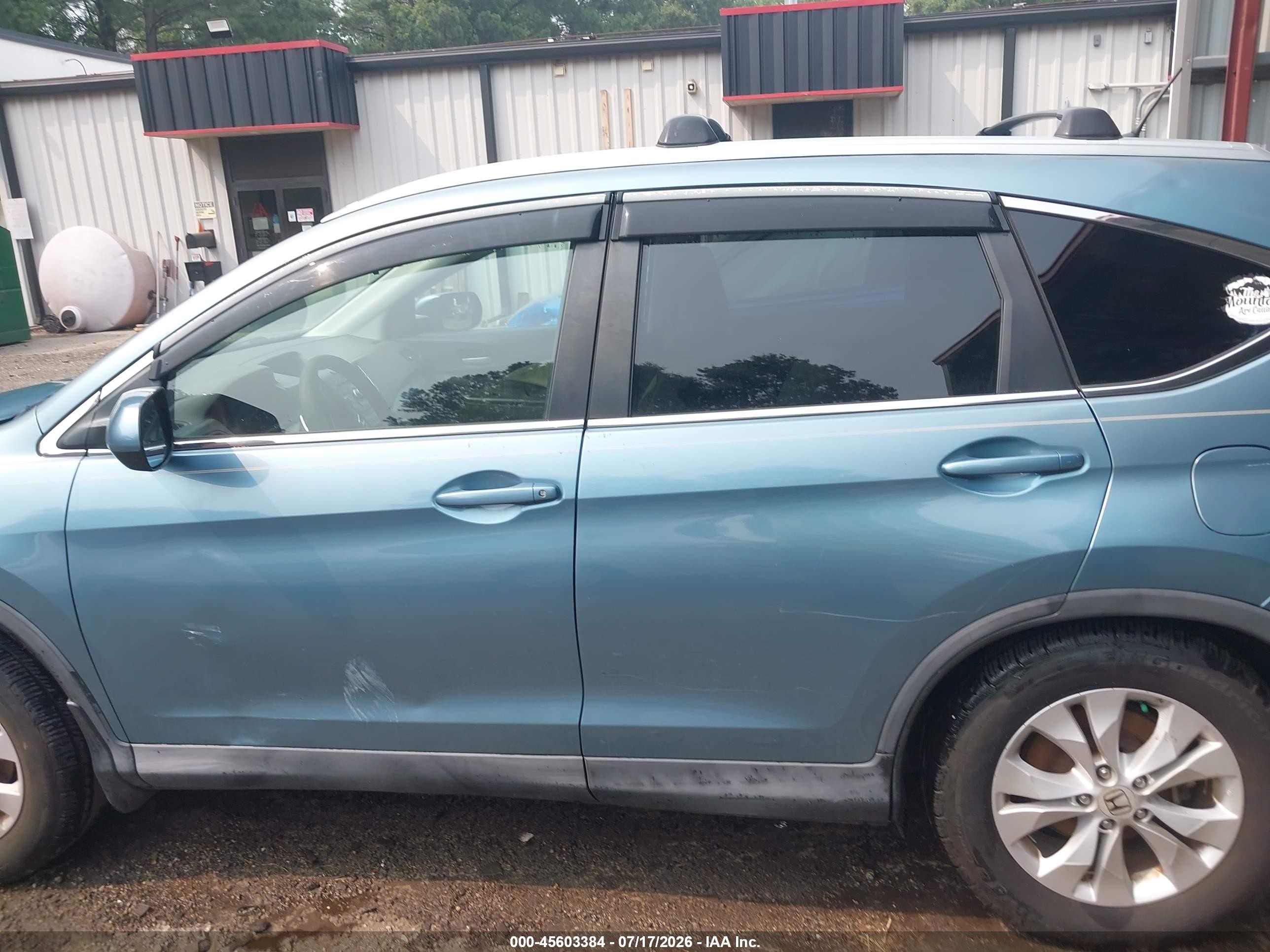 2014 Honda Cr-v Ex Blue vin: 2HKRM3H5XEH517068