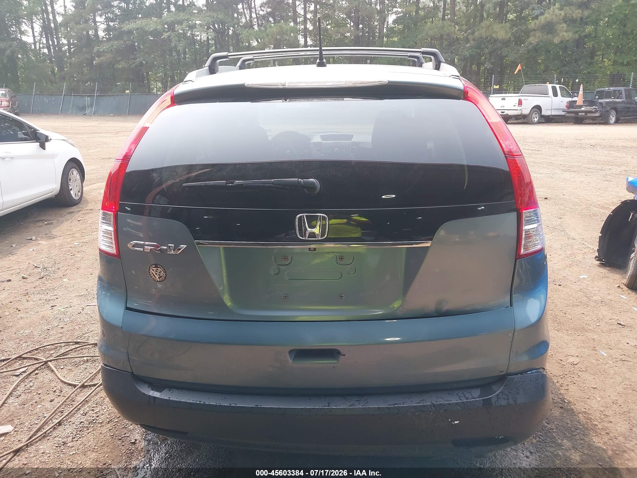 2014 Honda Cr-v Ex Blue vin: 2HKRM3H5XEH517068