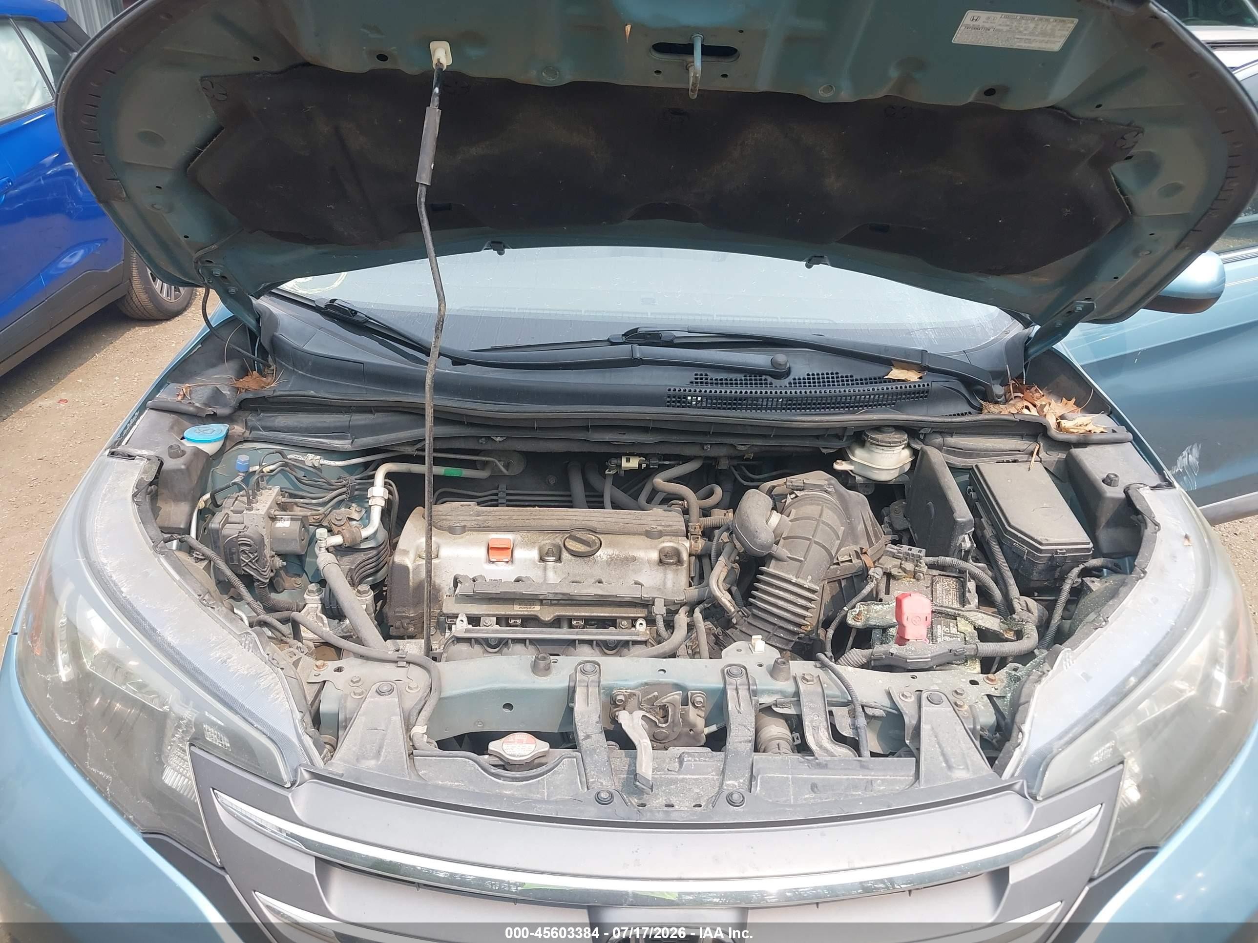 2014 Honda Cr-v Ex Blue vin: 2HKRM3H5XEH517068