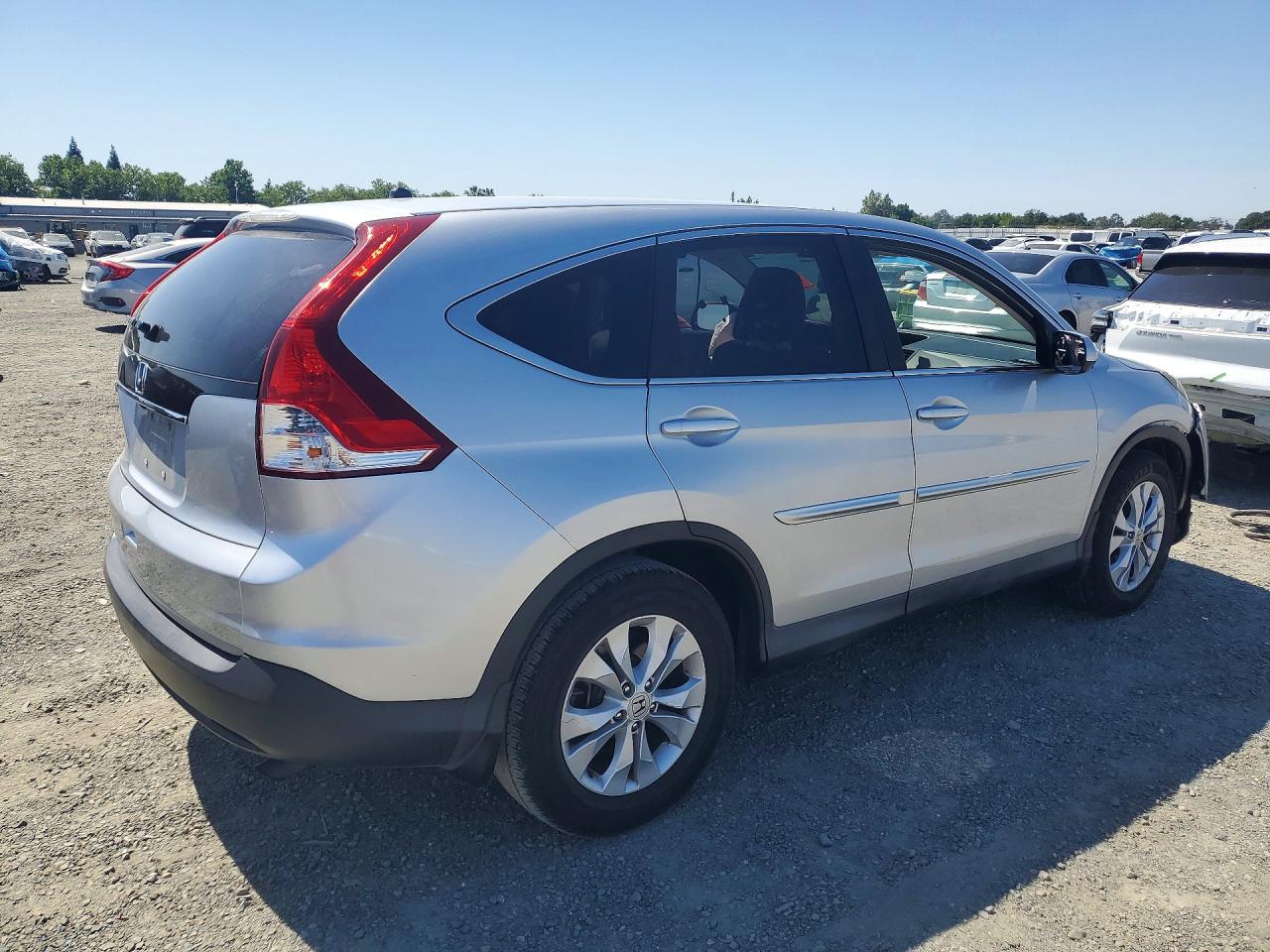 2014 Honda Cr-v Ex Silver vin: 2HKRM3H5XEH536364