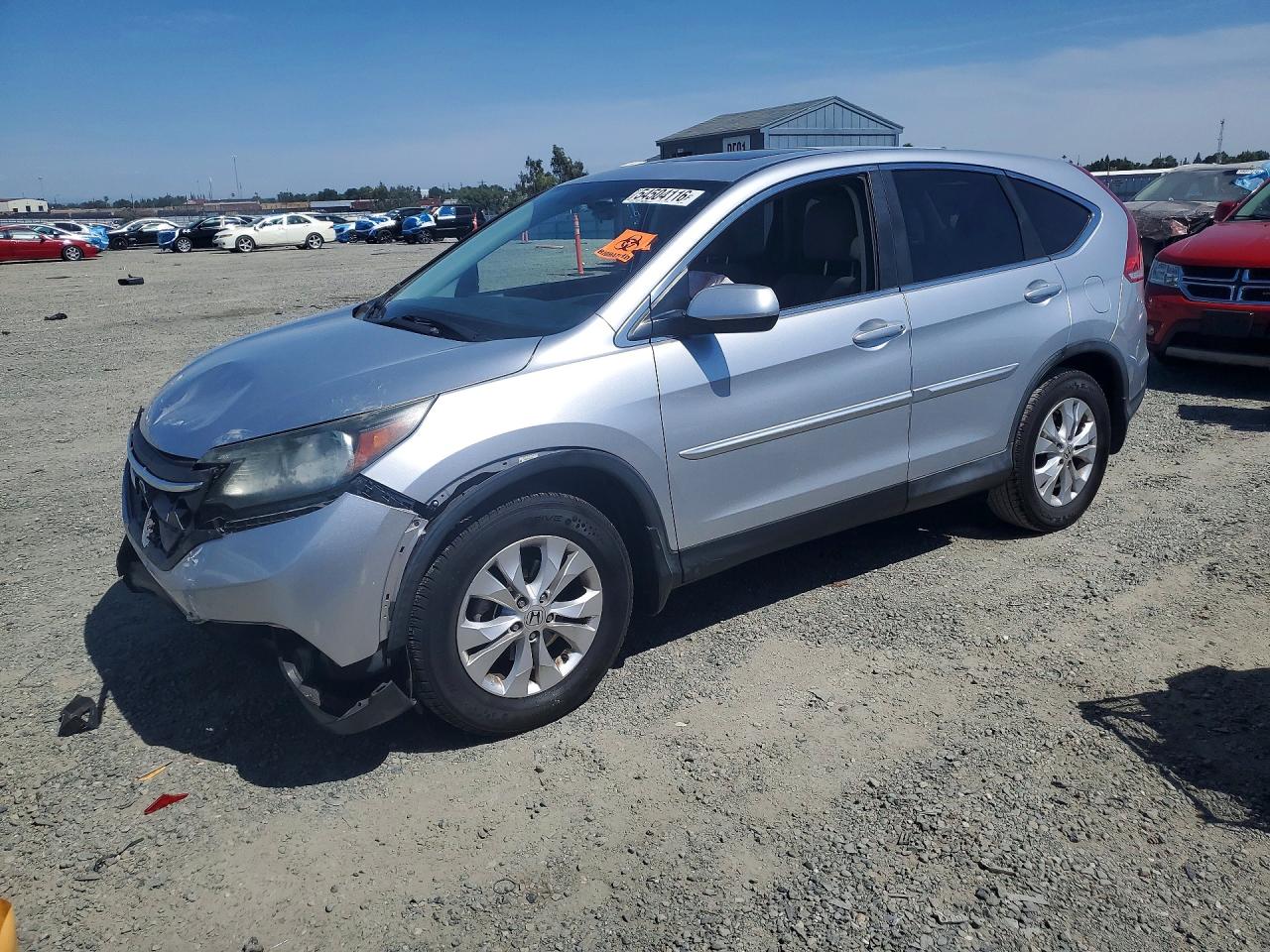 2014 Honda Cr-v Ex Silver vin: 2HKRM3H5XEH536364
