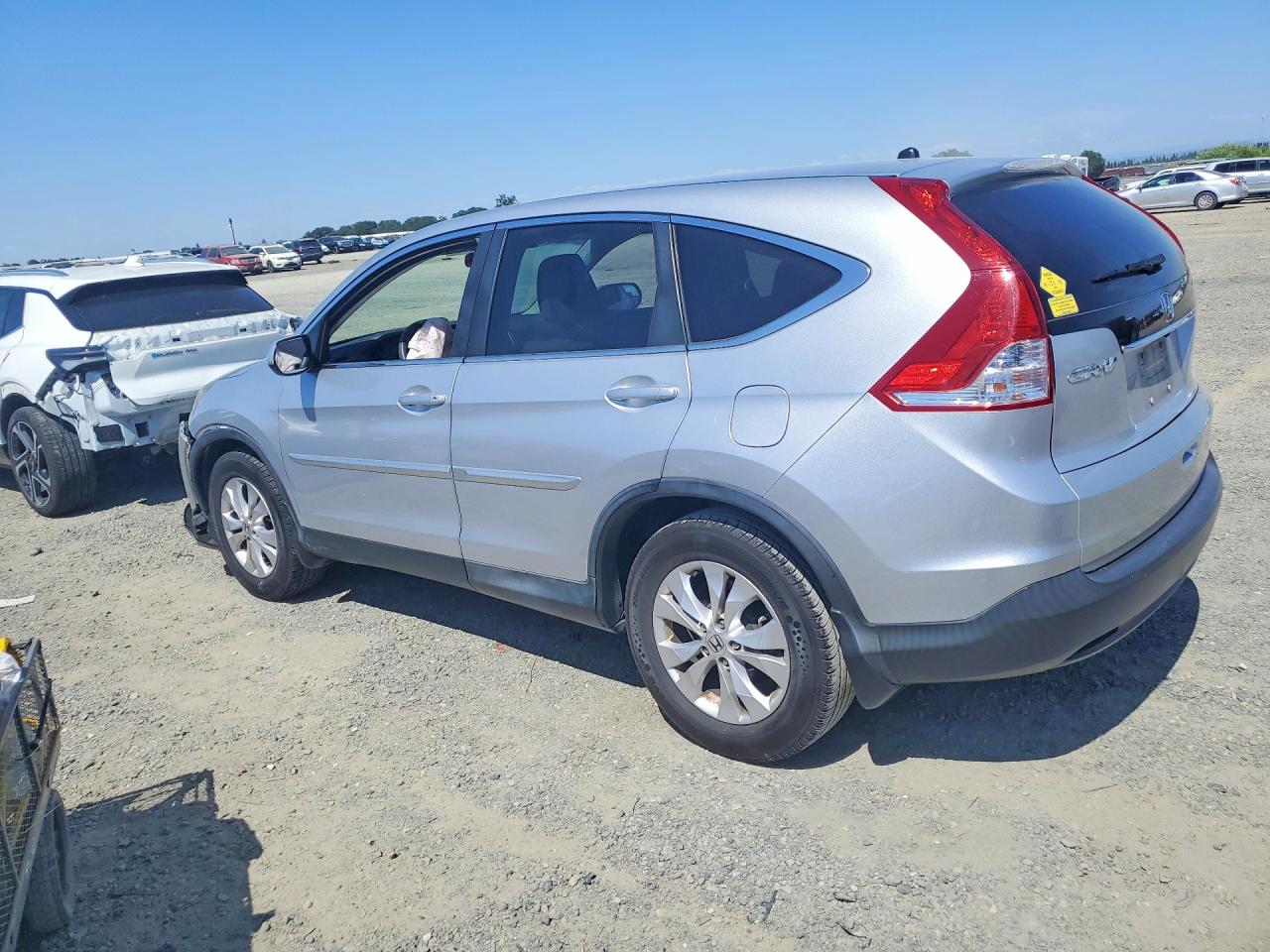 2014 Honda Cr-v Ex Silver vin: 2HKRM3H5XEH536364