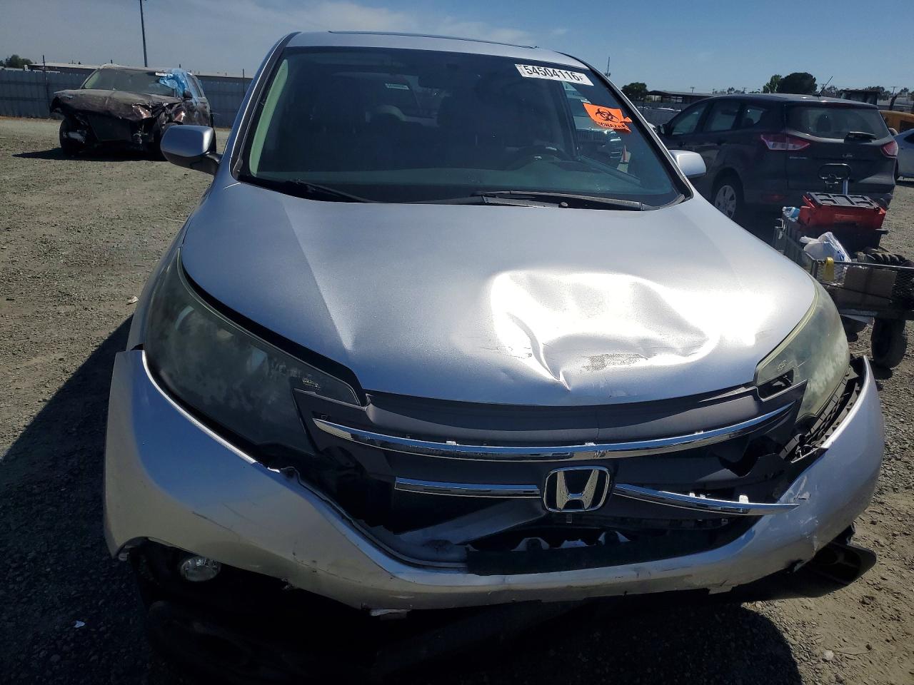 2014 Honda Cr-v Ex Silver vin: 2HKRM3H5XEH536364