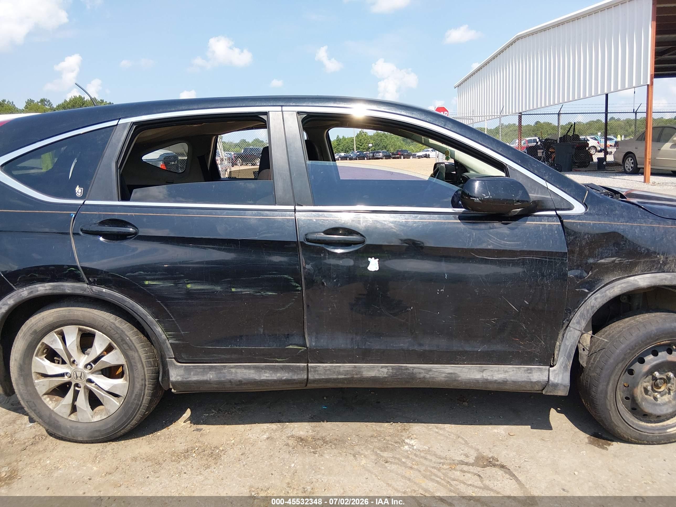 2014 Honda Cr-v Ex Black vin: 2HKRM3H5XEH537157