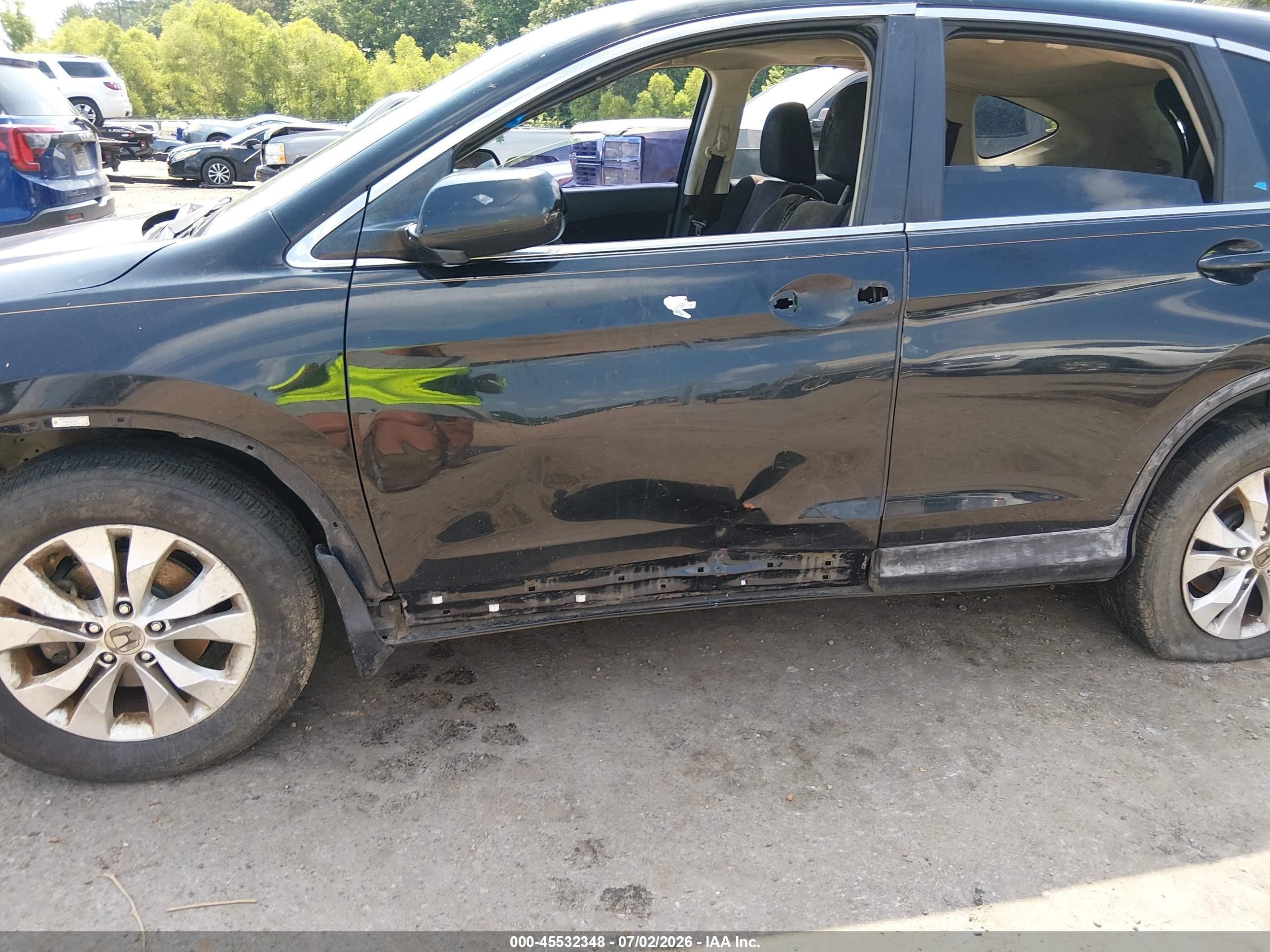 2014 Honda Cr-v Ex Black vin: 2HKRM3H5XEH537157