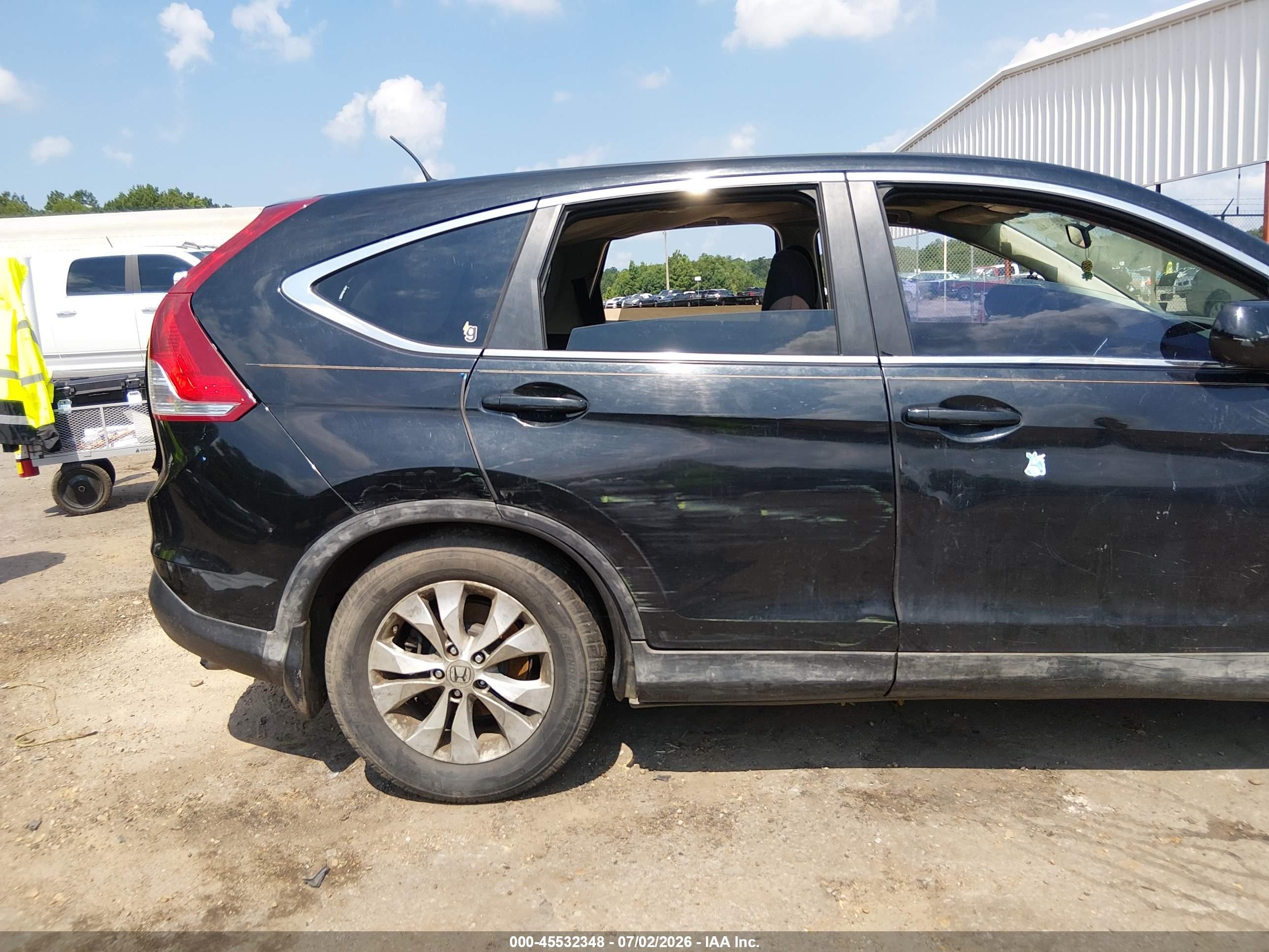 2014 Honda Cr-v Ex Black vin: 2HKRM3H5XEH537157
