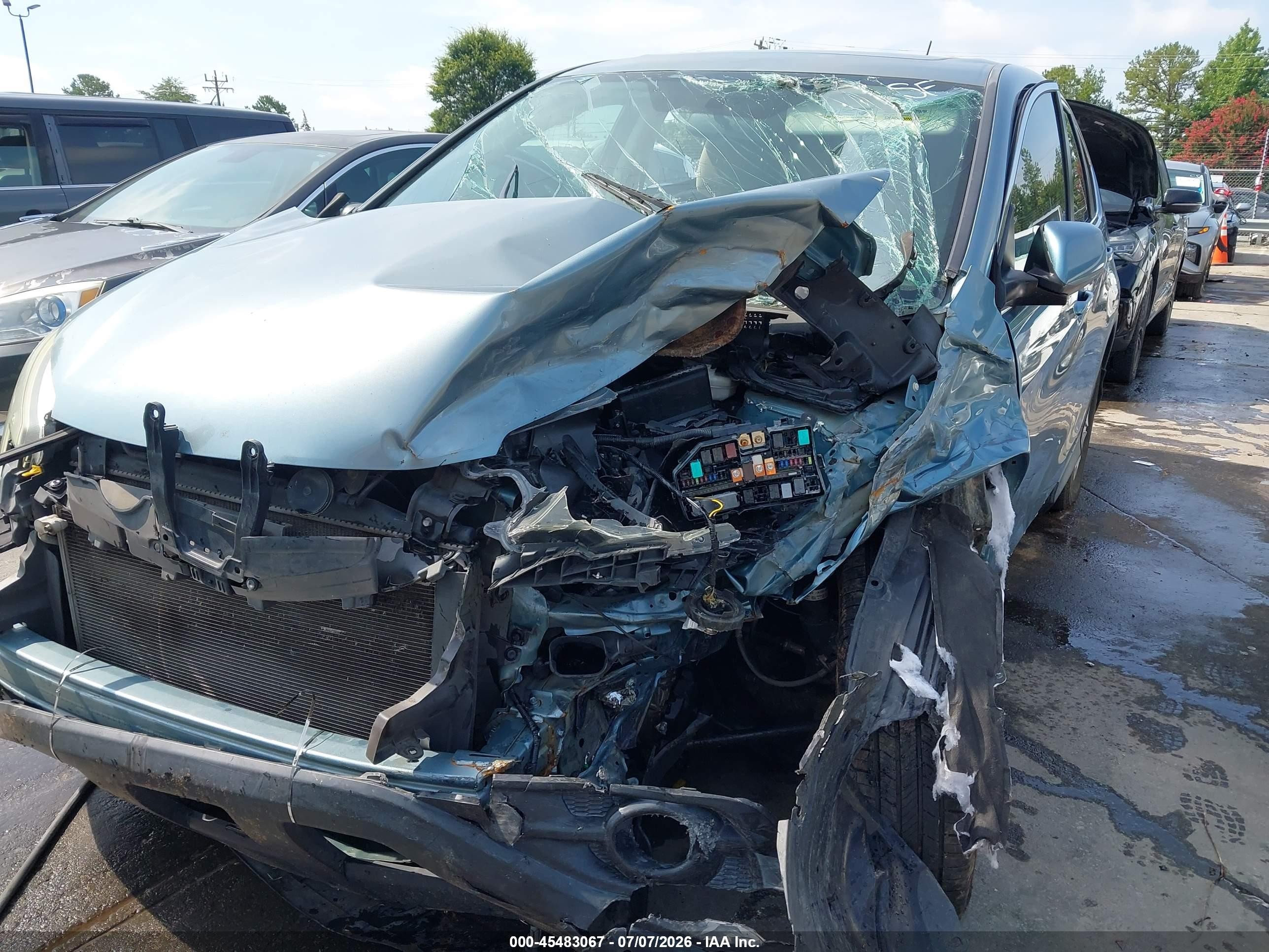 2014 Honda Cr-v Ex Teal vin: 2HKRM3H5XEH556422