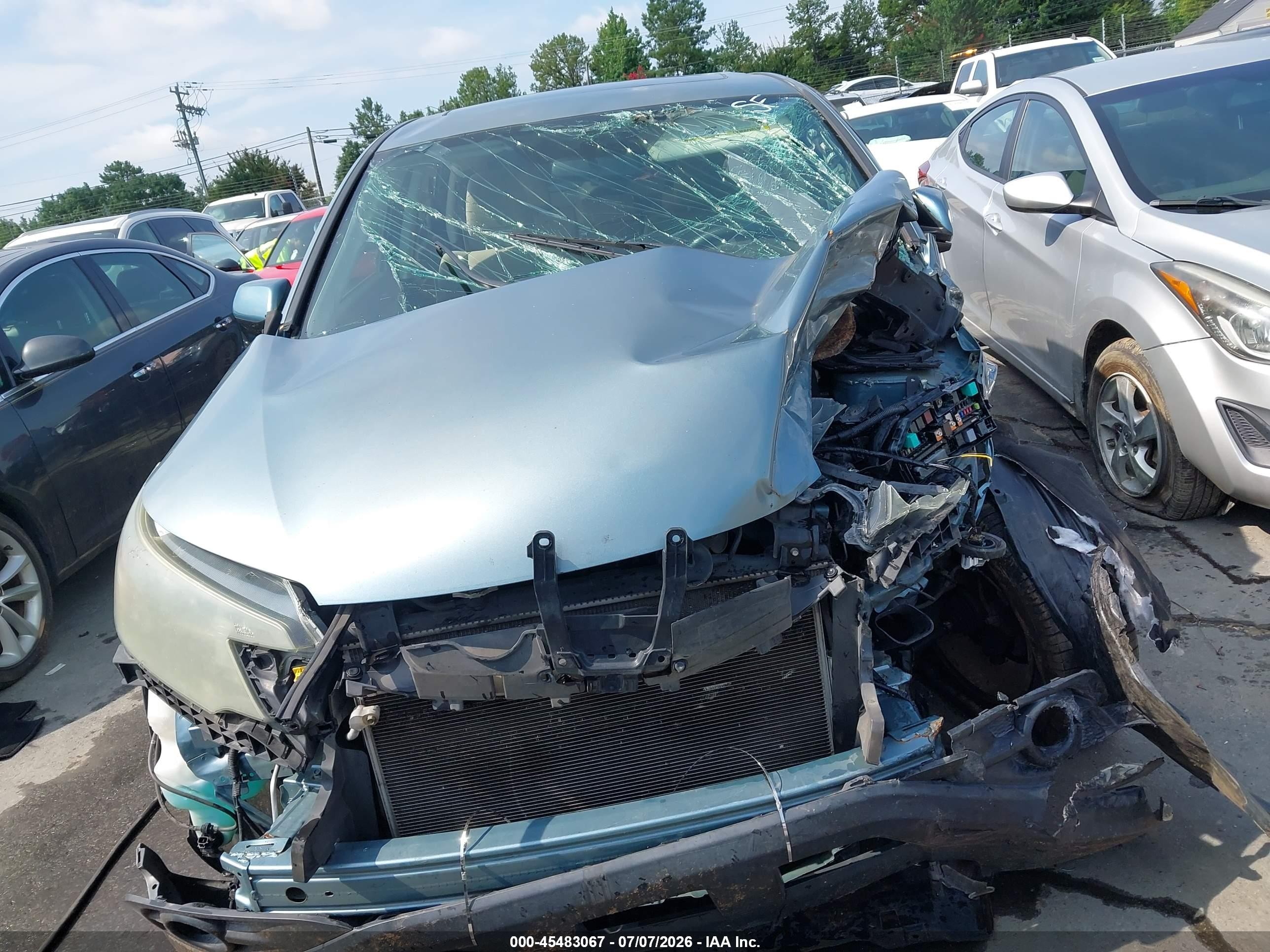 2014 Honda Cr-v Ex Teal vin: 2HKRM3H5XEH556422