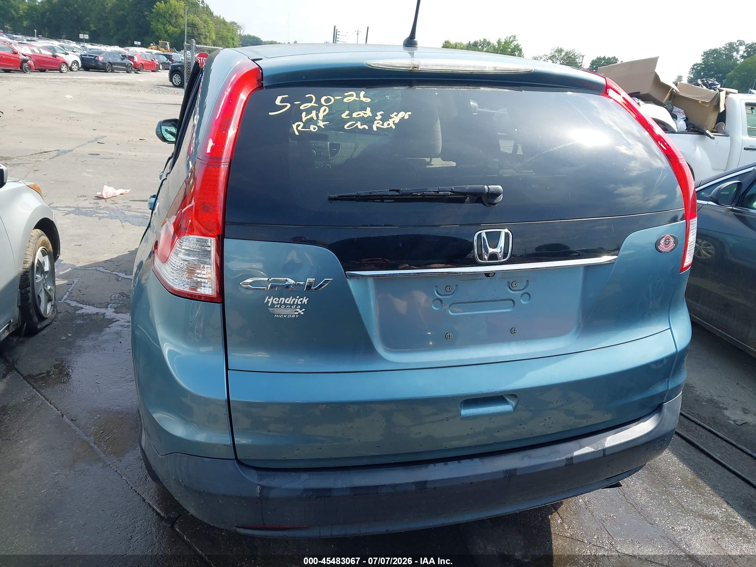 2014 Honda Cr-v Ex Teal vin: 2HKRM3H5XEH556422