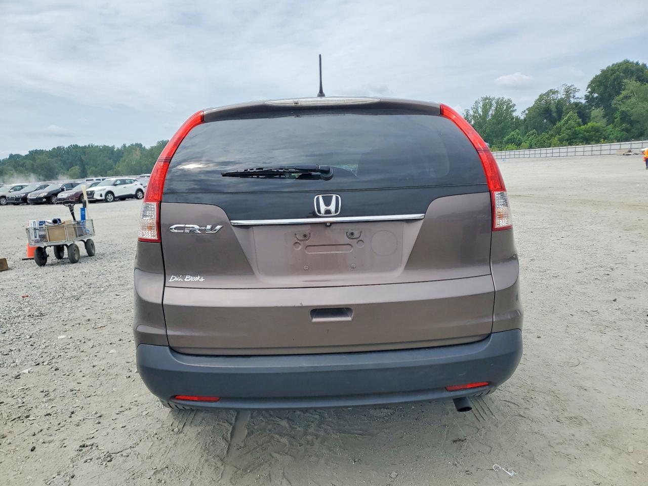 2014 Honda Cr-v Ex Brown vin: 2HKRM3H5XEH562818
