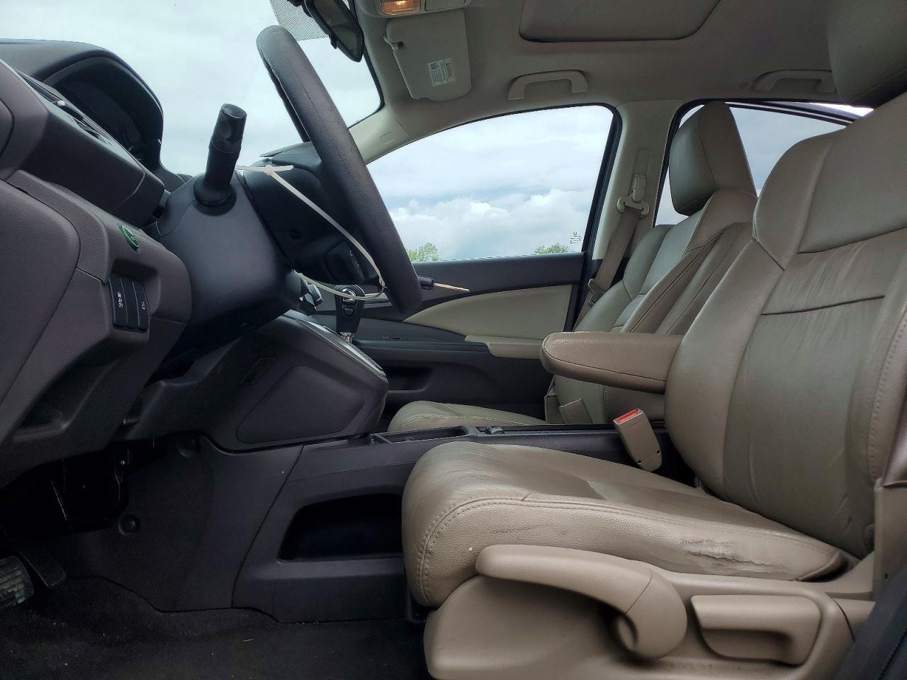2014 Honda Cr-v Ex Brown vin: 2HKRM3H5XEH562818