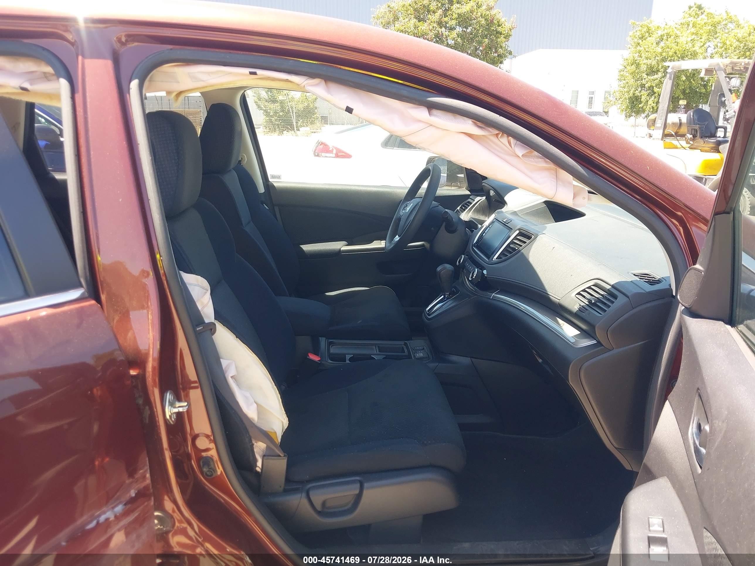 2015 Honda Cr-v Ex Burgundy vin: 2HKRM3H5XFH507853