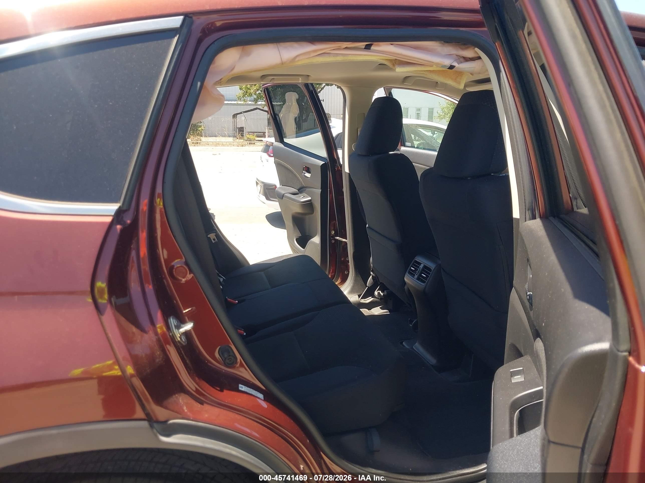 2015 Honda Cr-v Ex Burgundy vin: 2HKRM3H5XFH507853
