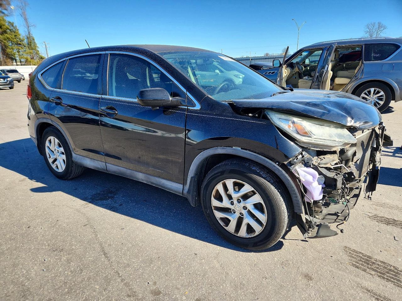 2015 Honda Cr-v Ex Black vin: 2HKRM3H5XFH512129