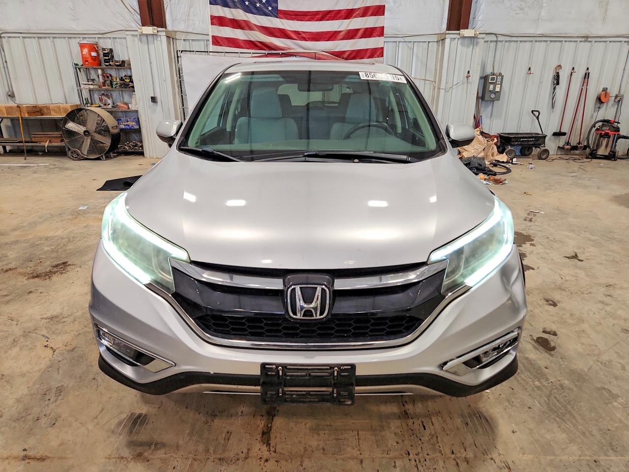 2015 Honda Cr-v Ex Silver vin: 2HKRM3H5XFH523440