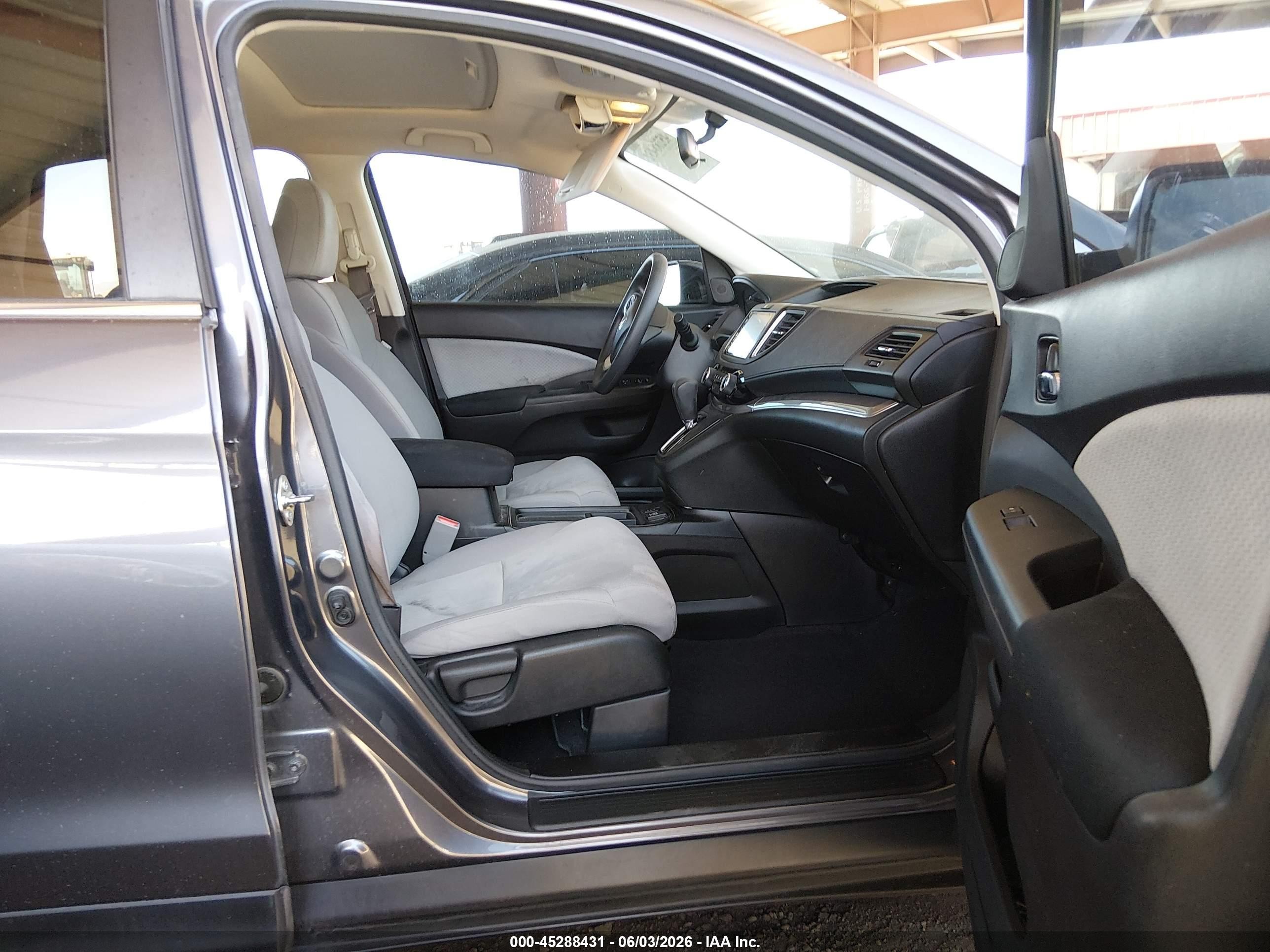2015 Honda Cr-v Ex Серый vin: 2HKRM3H5XFH532008