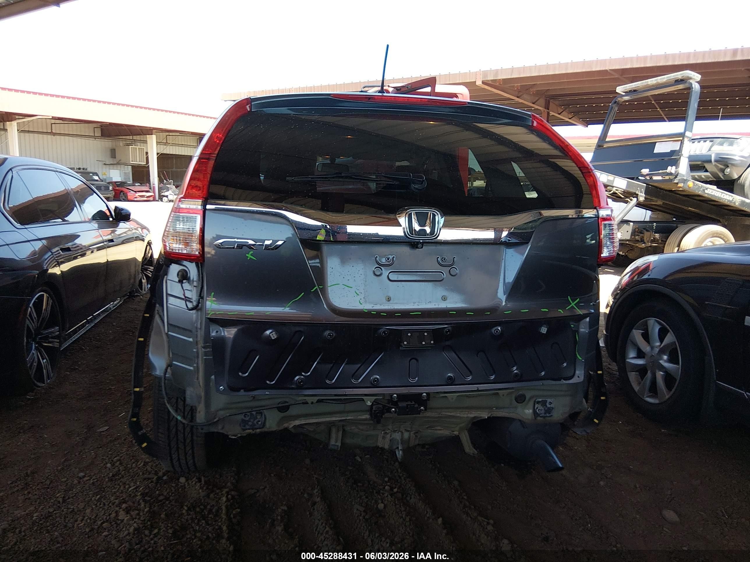 2015 Honda Cr-v Ex Серый vin: 2HKRM3H5XFH532008
