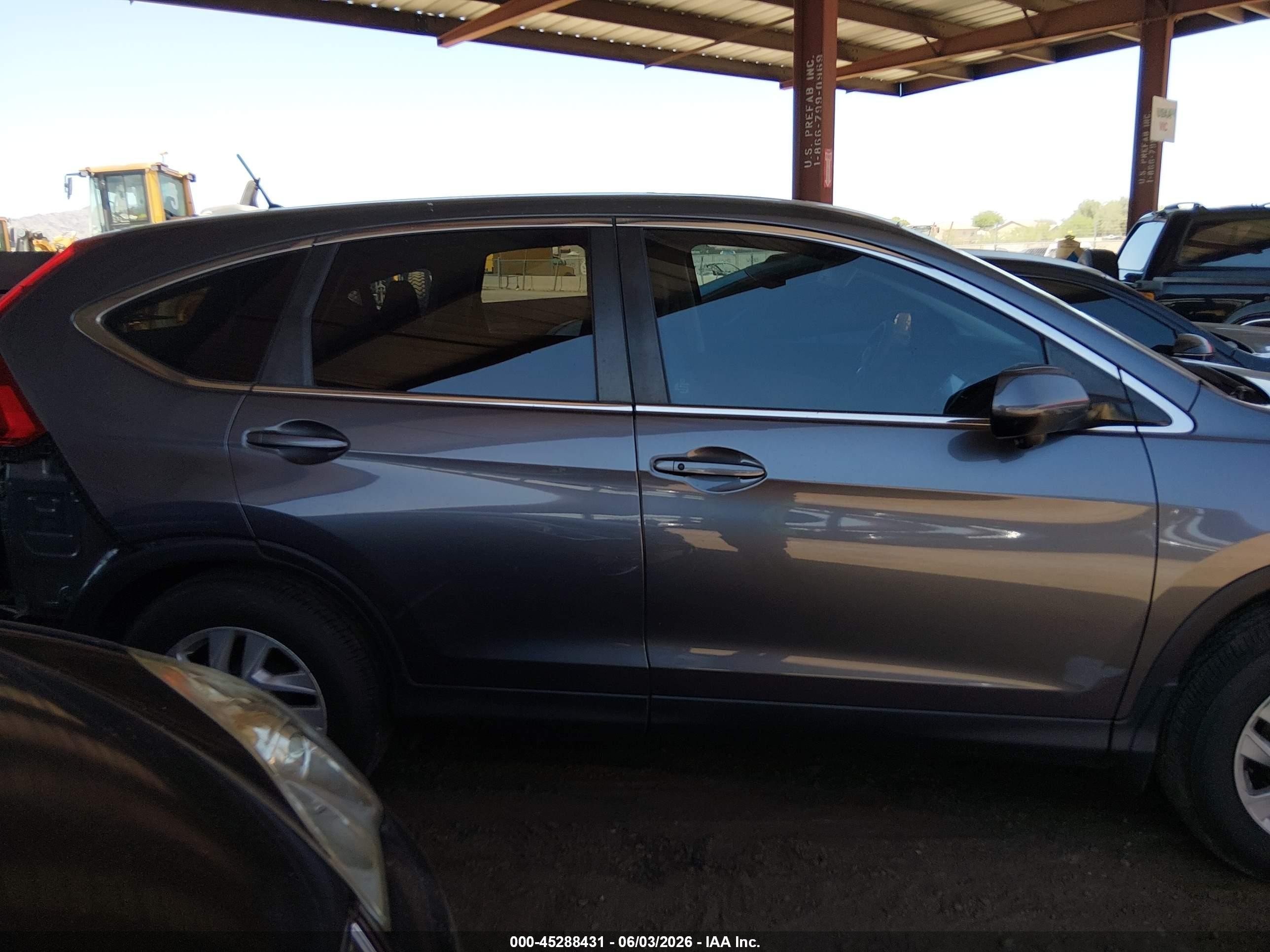 2015 Honda Cr-v Ex Серый vin: 2HKRM3H5XFH532008