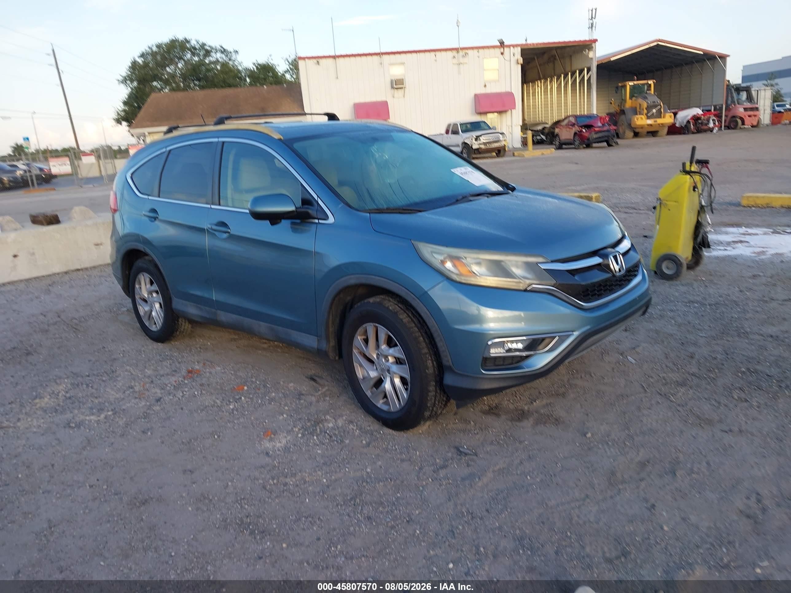 2015 Honda Cr-v Ex Blue vin: 2HKRM3H5XFH555854