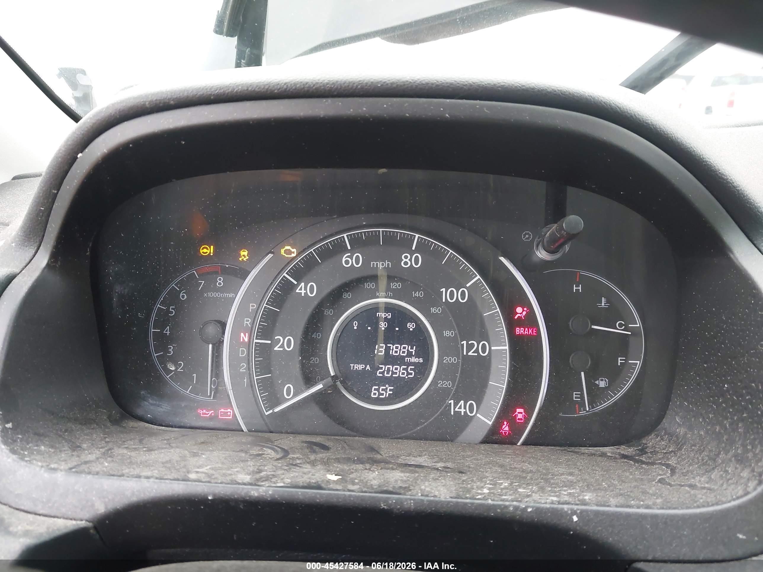 2012 Honda Cr-v Ex-l Черный vin: 2HKRM3H70CH504621