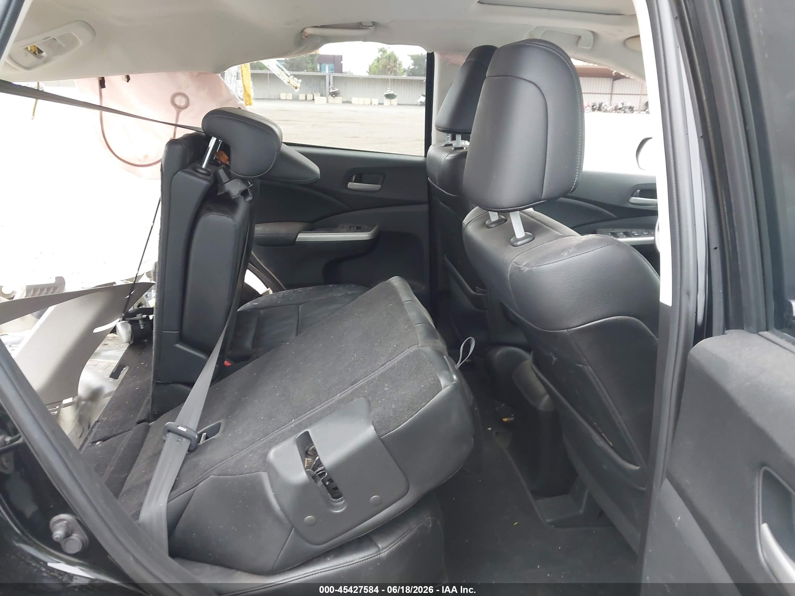 2012 Honda Cr-v Ex-l Черный vin: 2HKRM3H70CH504621
