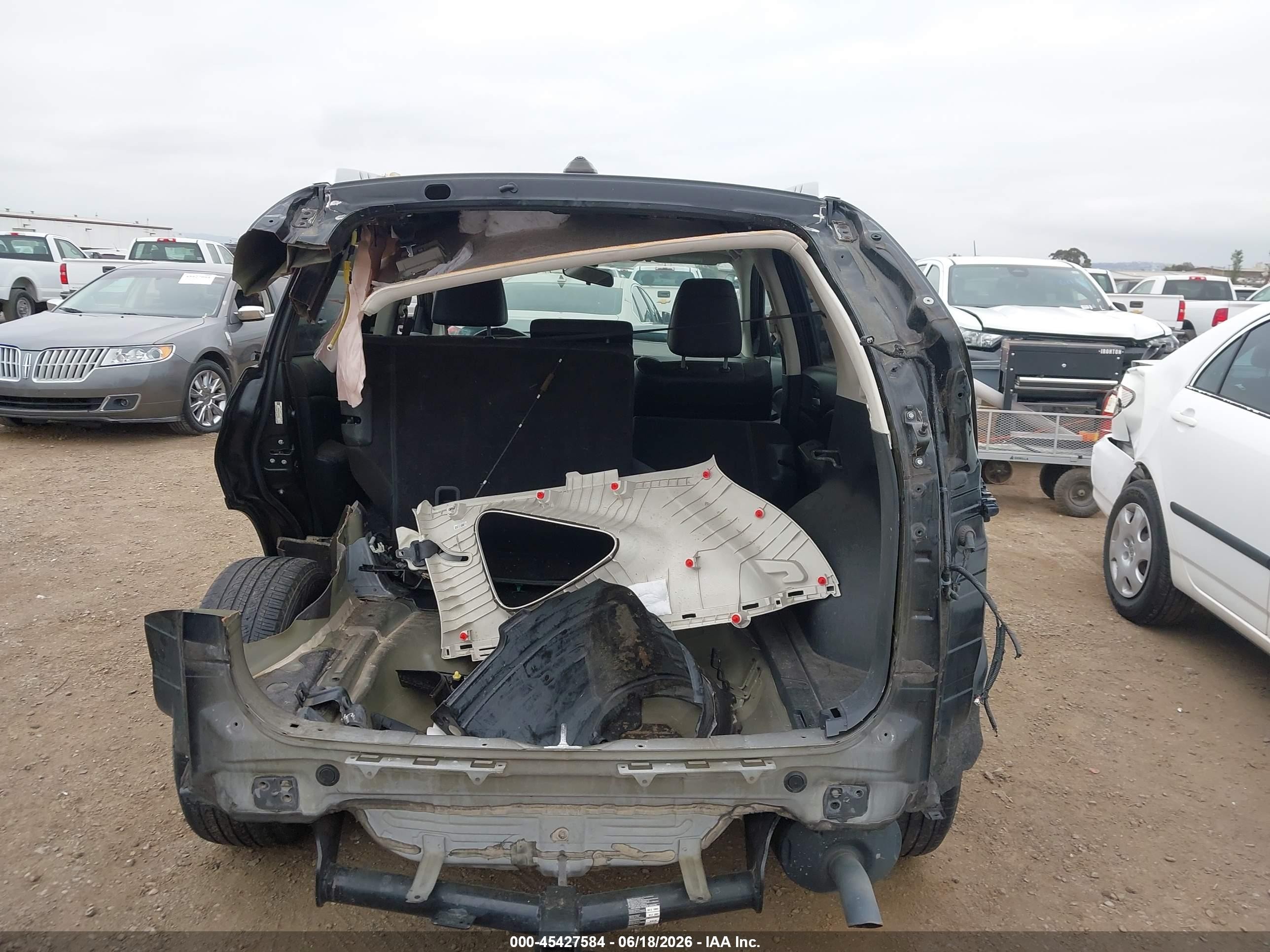 2012 Honda Cr-v Ex-l Черный vin: 2HKRM3H70CH504621