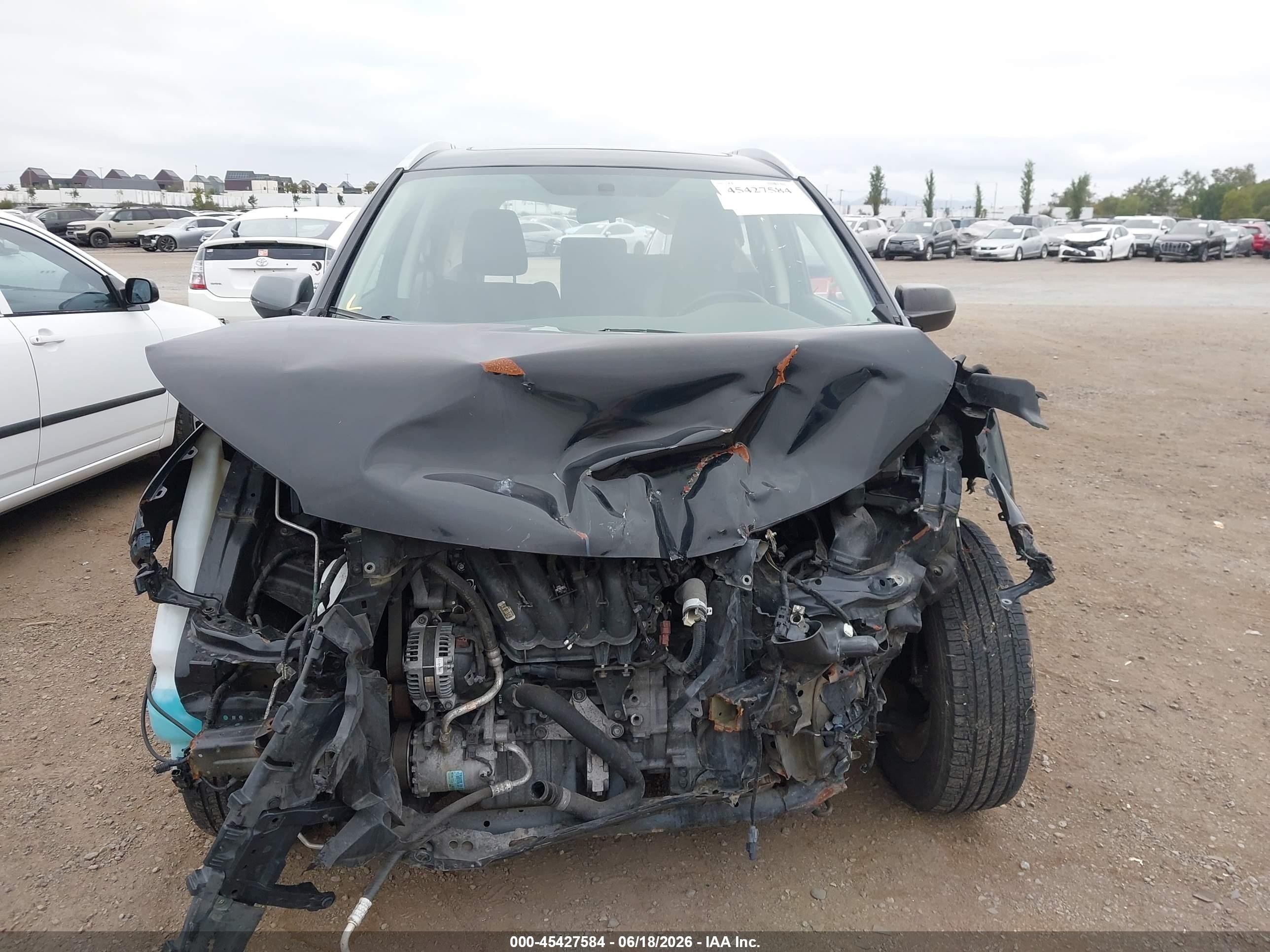 2012 Honda Cr-v Ex-l Черный vin: 2HKRM3H70CH504621