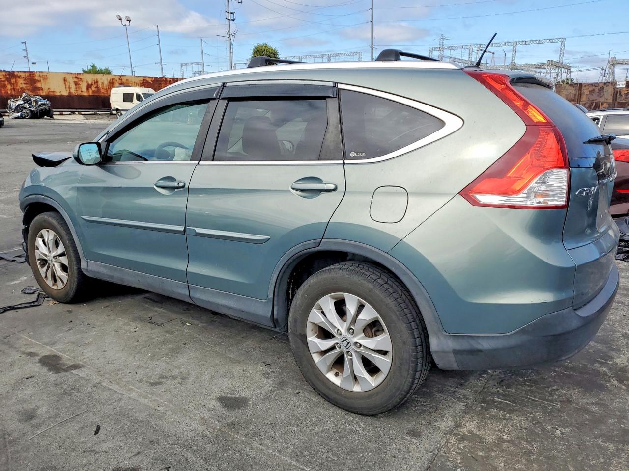2012 Honda Cr-v Exl Бирюзовый vin: 2HKRM3H70CH507809
